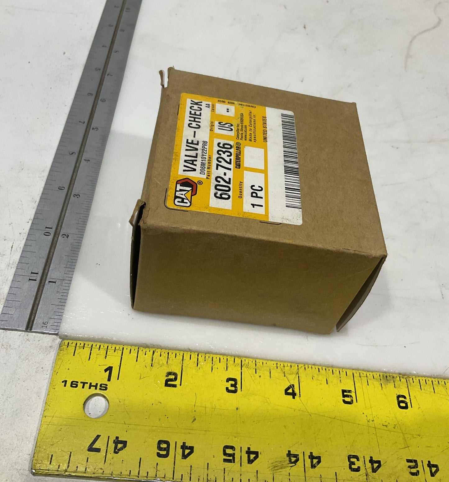 CAT- CATERPILLAR   602-7236    VALVE - CHECK   J5A7