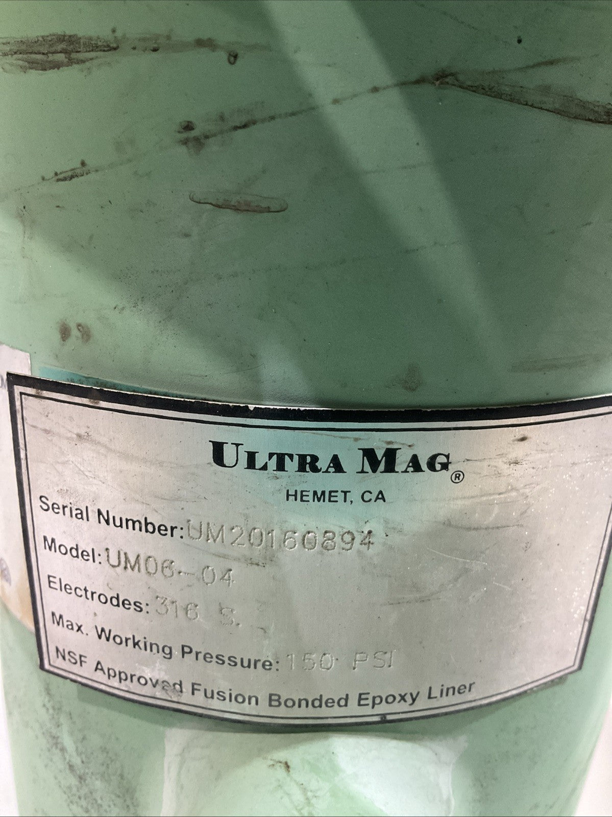 MCCROMETER UM06-04  UM20160894  ULTRA MAG  ELECTROMAGNETIC FLOWMETER  K2M