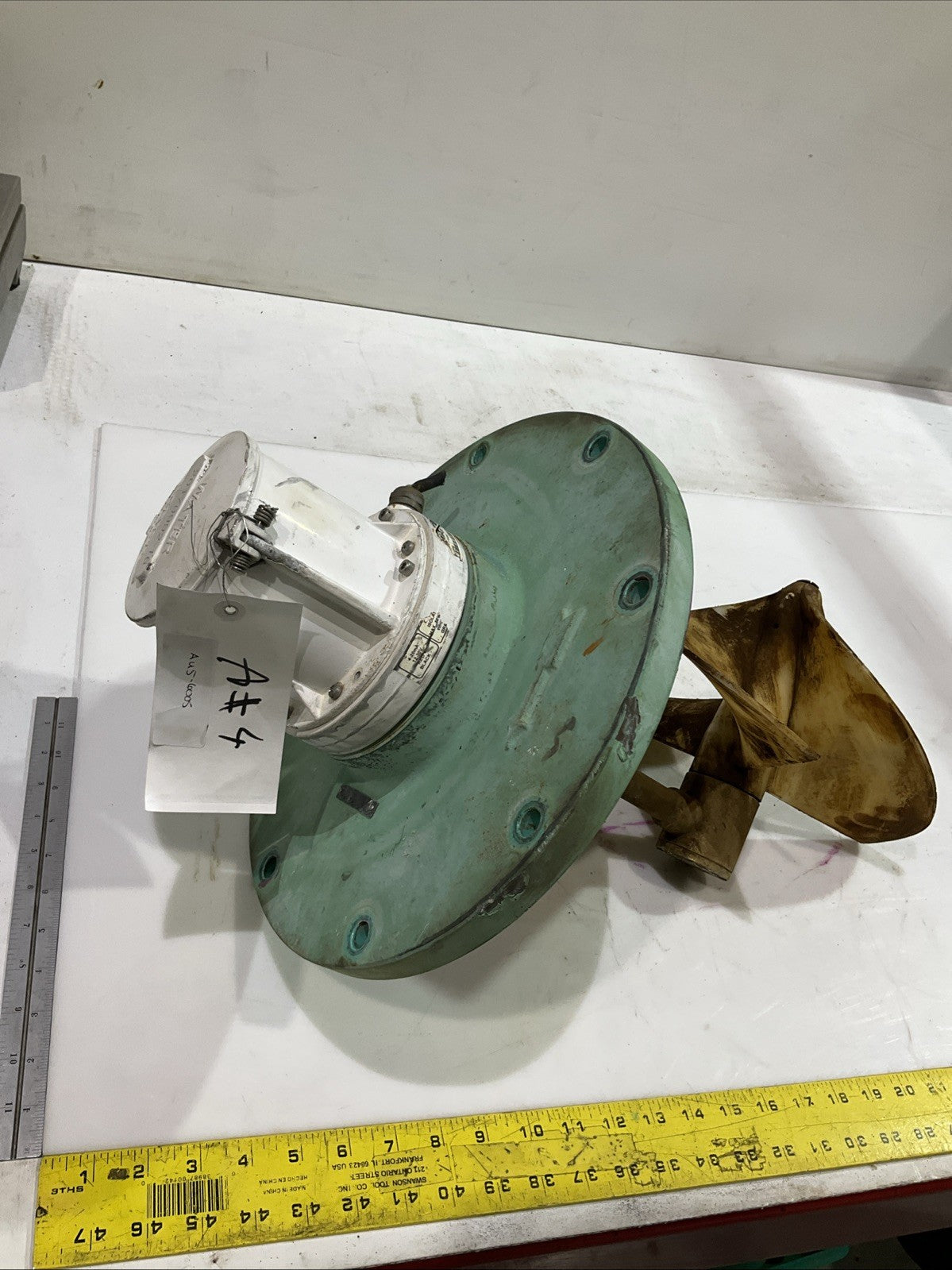 MCCROMETER  FC101-02-M  E17-0289  OPEN PROPELLER  FLOW METER  K2M