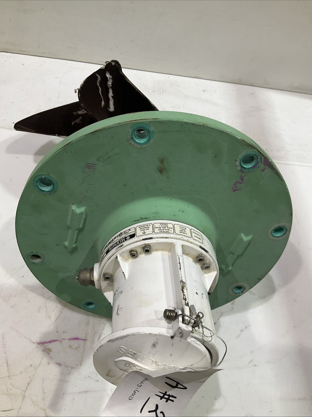 MCCROMETER  FC101-02-M E19-04377  OPEN PROPELLER  FLOW  METER   K2M