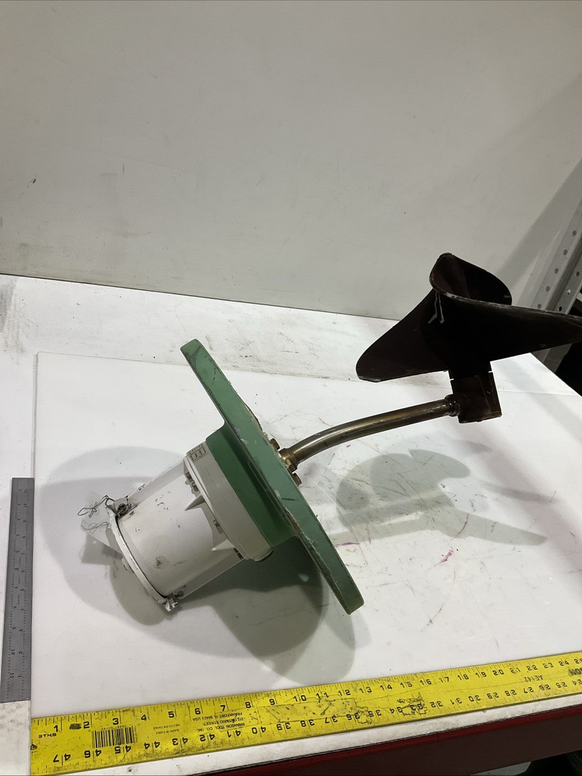 MCCROMETER  FC101-02-M E19-04377  OPEN PROPELLER  FLOW  METER   K2M