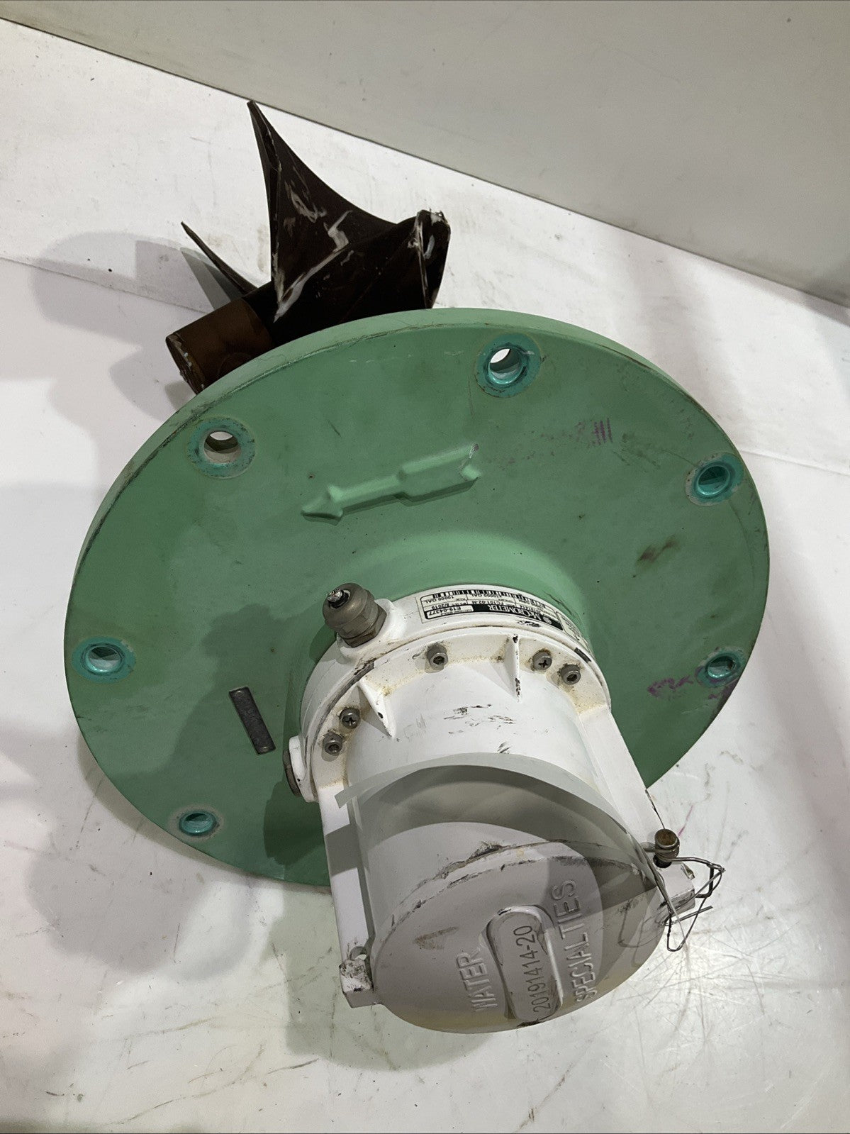 MCCROMETER  FC101-02-M E19-04377  OPEN PROPELLER  FLOW  METER   K2M