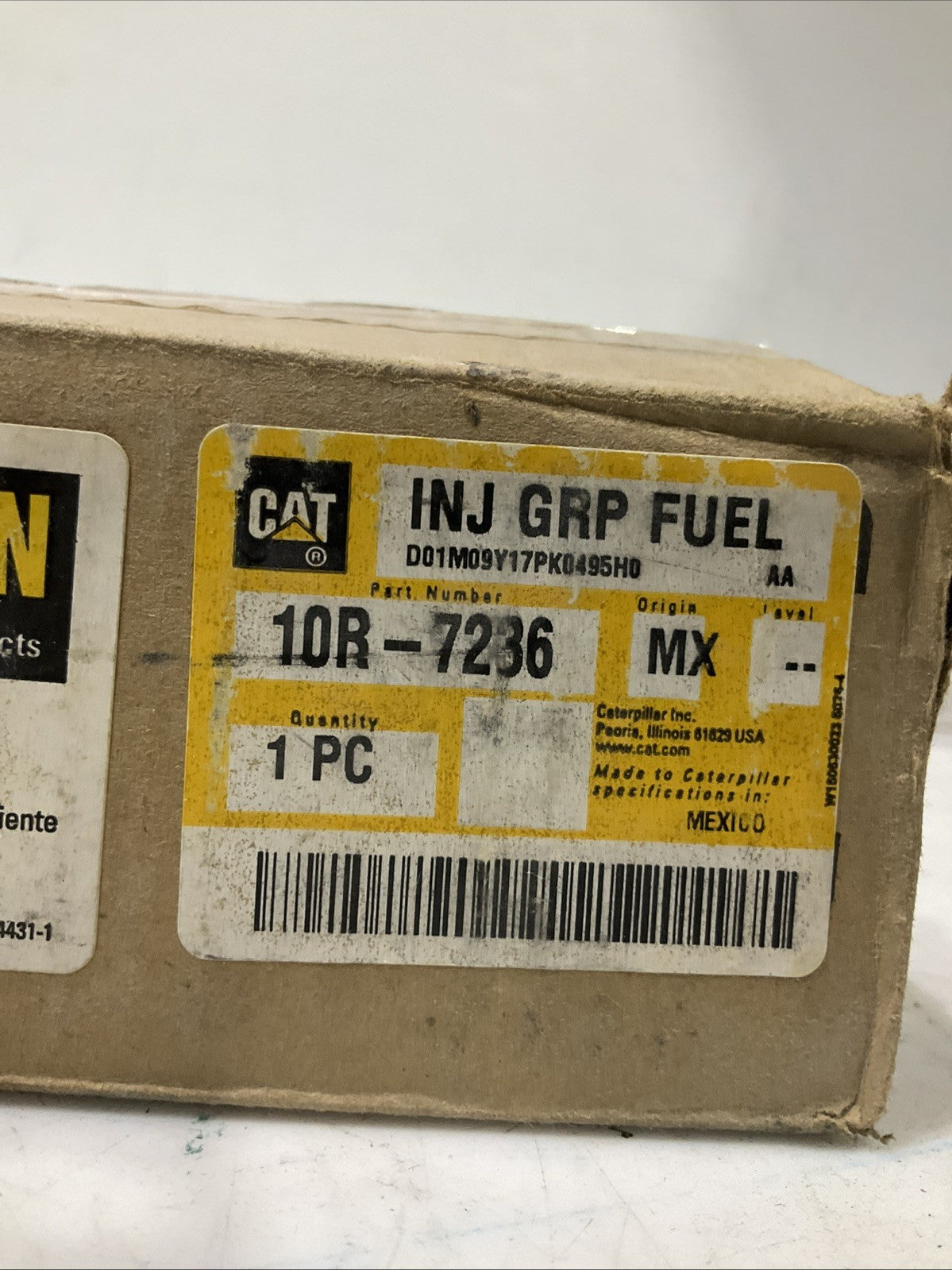 CAT- CATERPILLAR  10R-7236  REMAN FUEL   NOZZEL  INJECTOR   J5A7