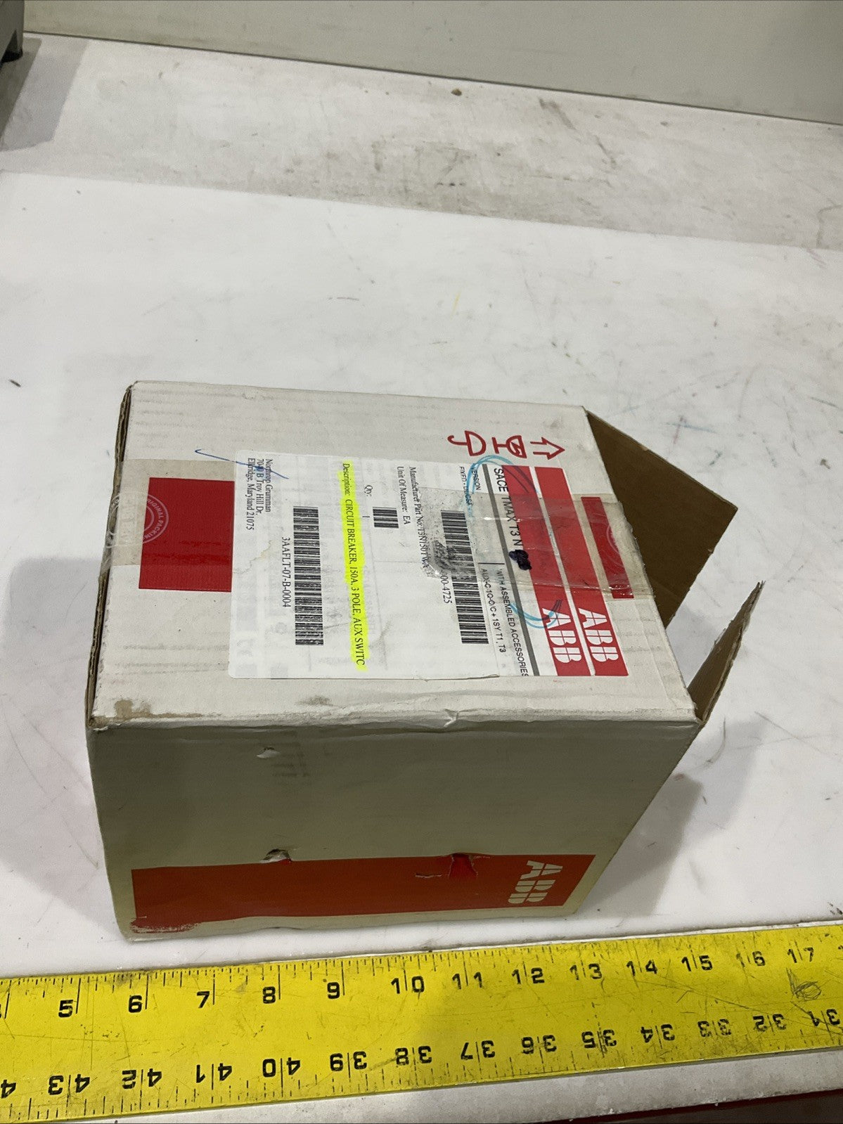 ABB SACE TMAX T3N CIRCUIT BREAKER  150A 3 POLE AUX SWITCH T3N150 U3S