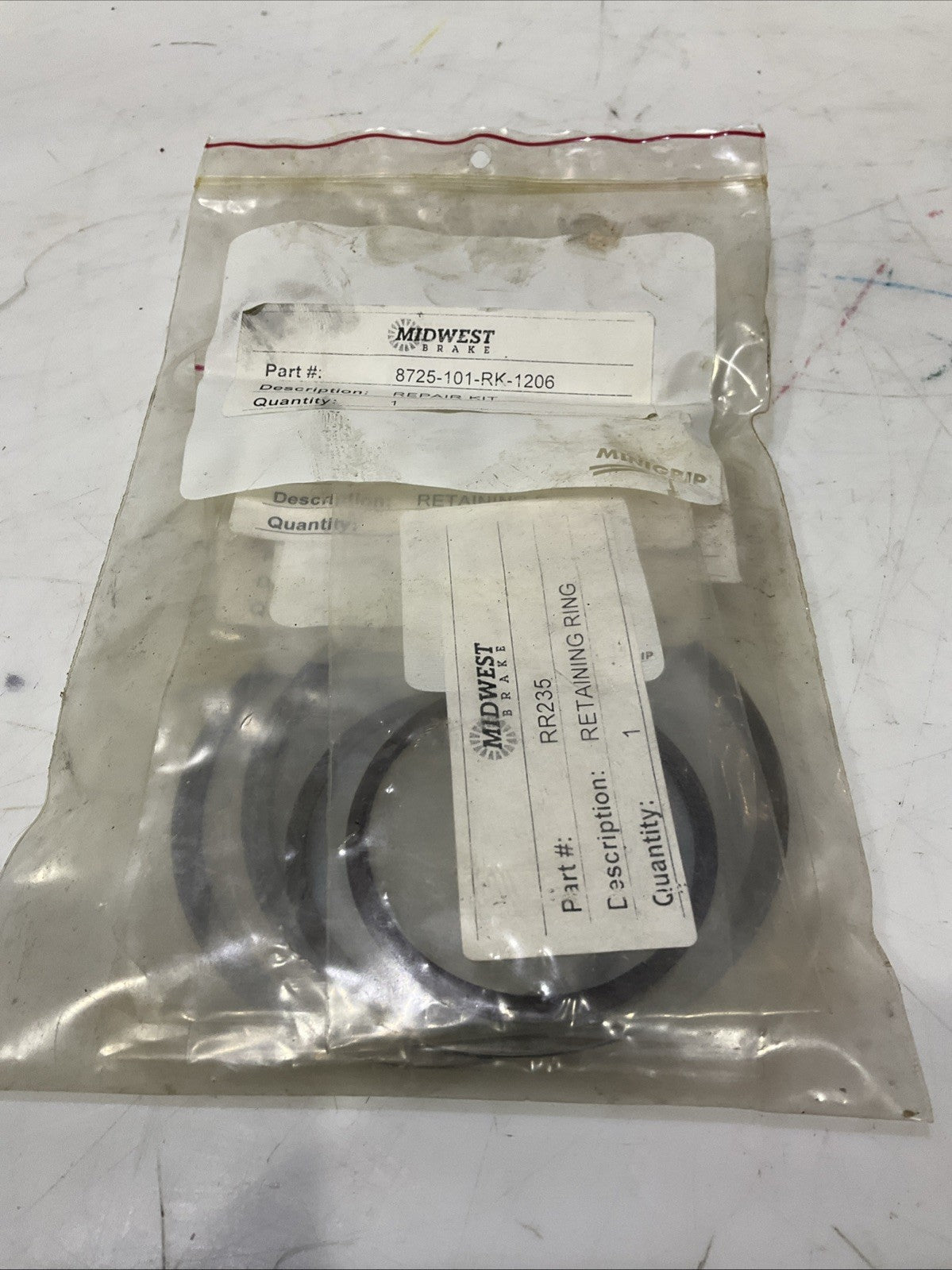 MIDWEST  8725-101-RK-1206 ; 8725-1206-238 REPAIR KIT  WITH  DISC STACK  ASSY H3C