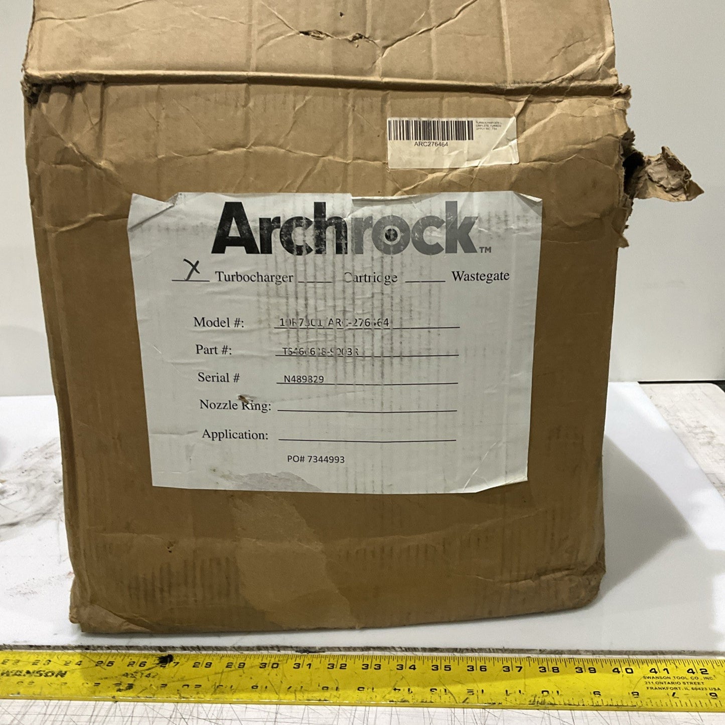 CATERPILLAR ARCHROCK 104701AR-27664 TS46-628-9003R TURBOCHARGER