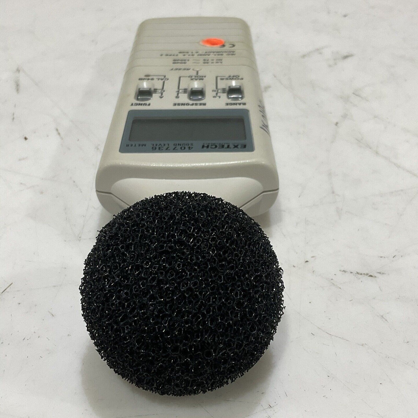EXTECH 407736 SOUND LEVEL METER 006P 9V 001005901 P7P