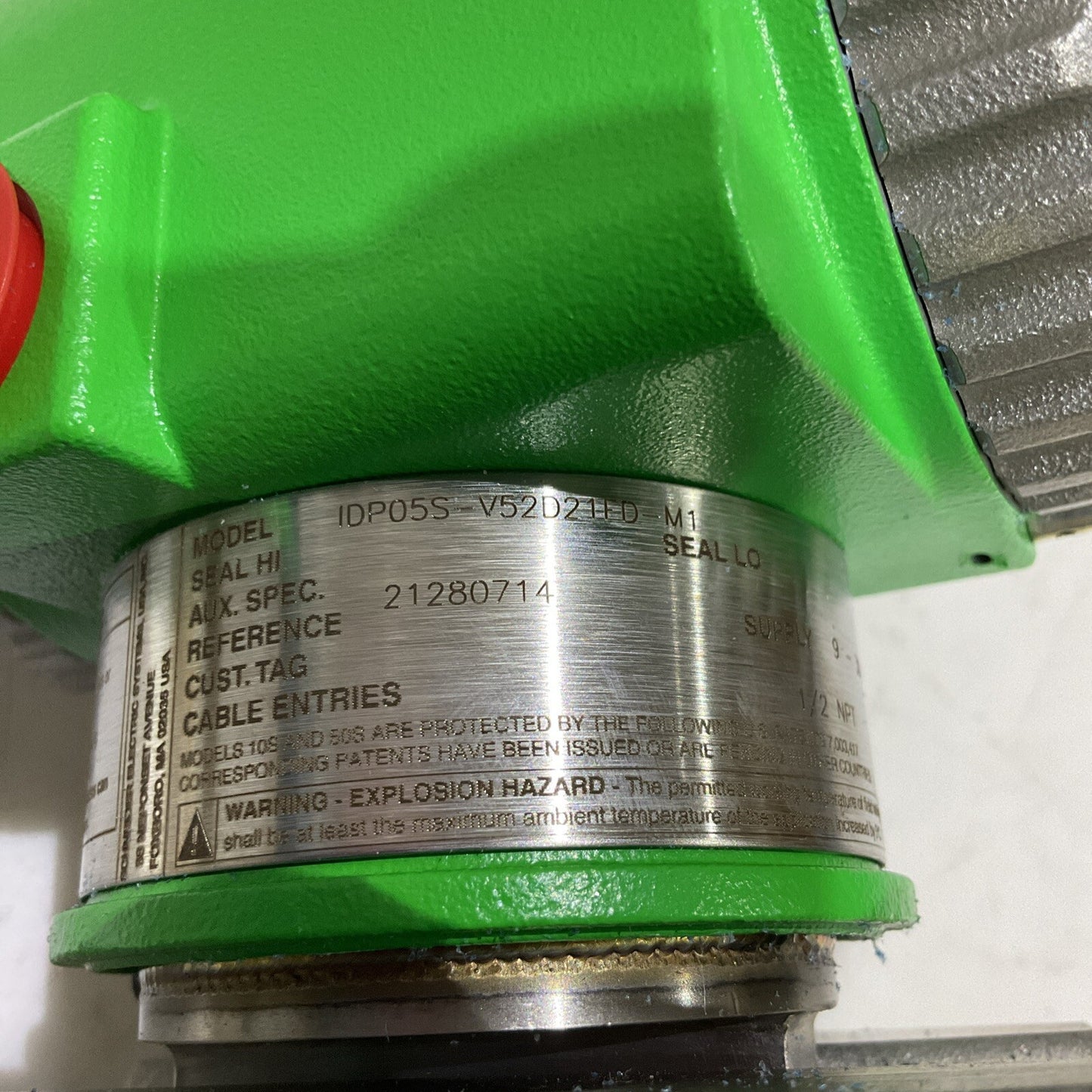 FOXBORO SCHNEIDER IDP05S-V52D21FD-M1 DIFFERENTIAL PRESSURE TRANSMITTER G7T
