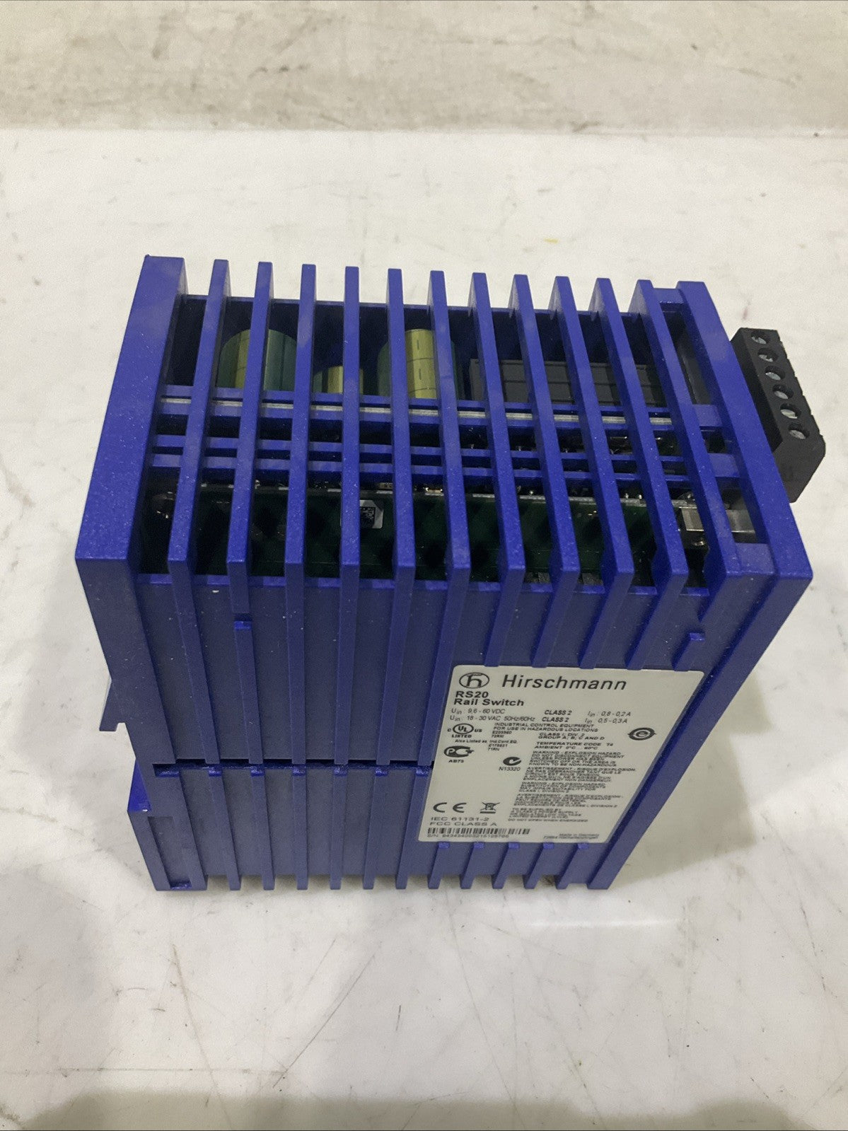 HIRSCHMANN   RS20  RAIL SWITCH   B9S