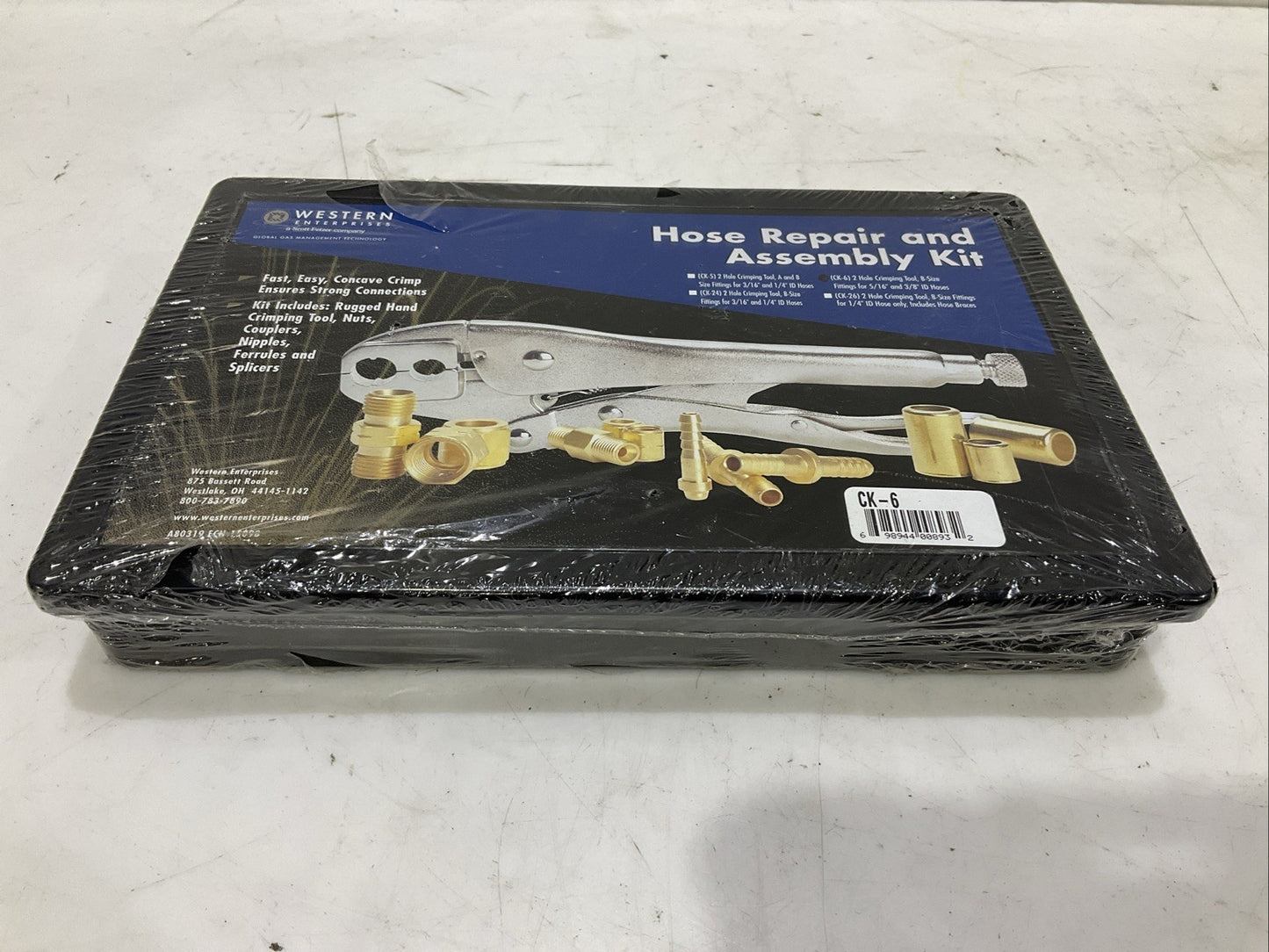WESTERN ENTERPRISES CK-6 HOSE REPAIR AND ASSEMBLY KIT A80319 ECN15098 T2M