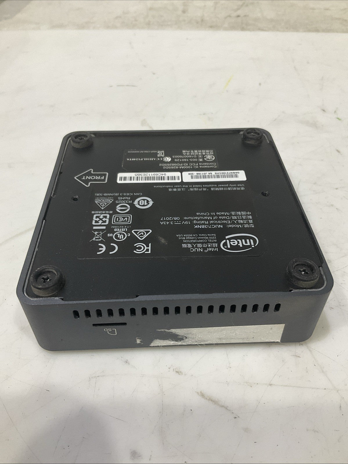 INTEL-NUC   NUC7I3BNK  PRO KIT AND MINI PC  CORE PROCESSOR  B9S