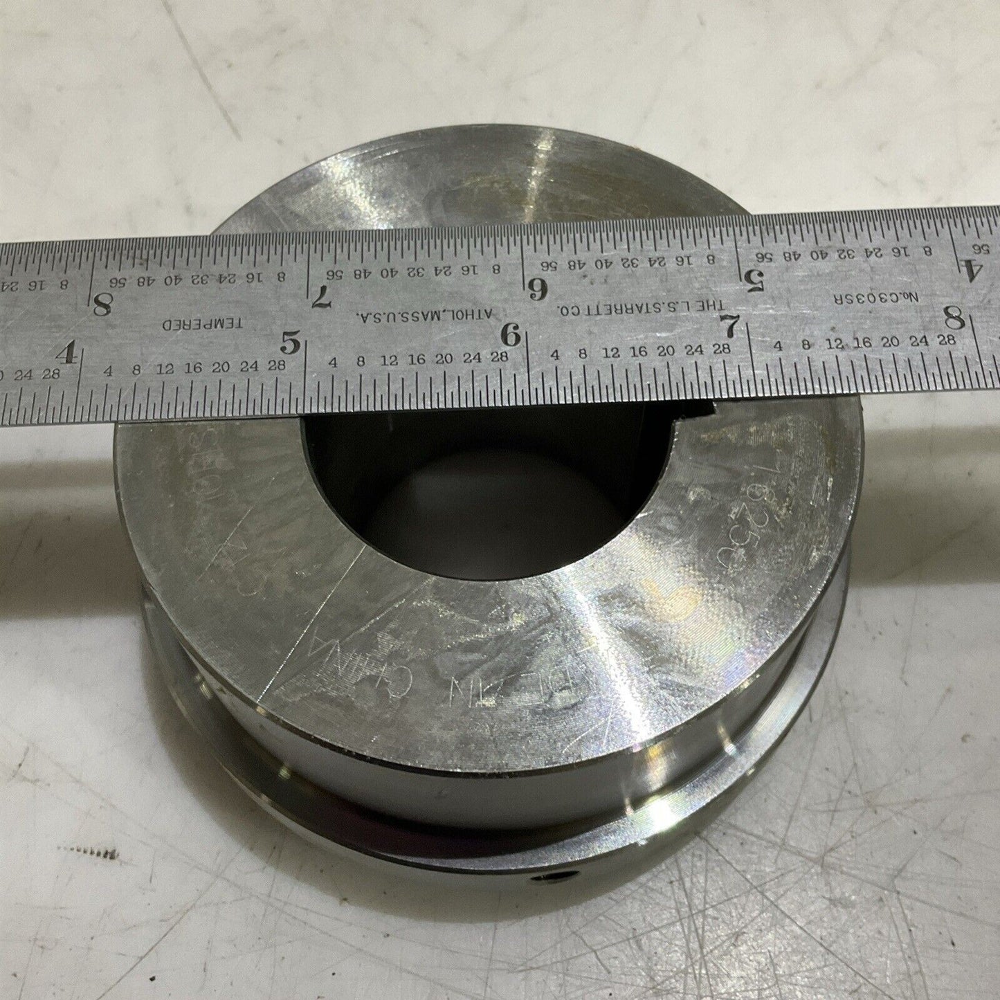 REXNORD OMEGA 7300360 10HSB HUB STOCK BORE STEEL 1-5/8” 3/8 X 3/16 LOT OF 5 G7T