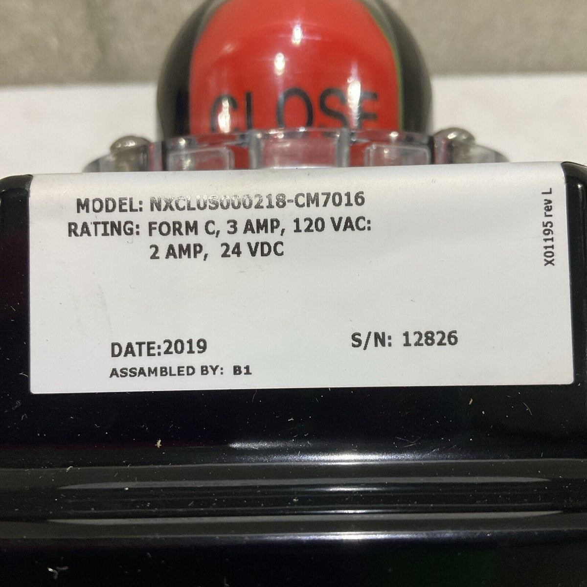 FLOWSERVE NXCLUS000218-CM7016 ULTRA LIMIT SWITCH 3A 120V : 2A 24V P7P