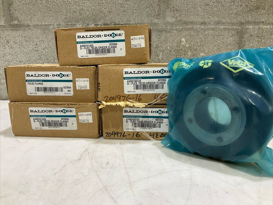BALDOR DODGE 022004 7SC35 D-FLEX SPACER FLANGE LOT OF 5