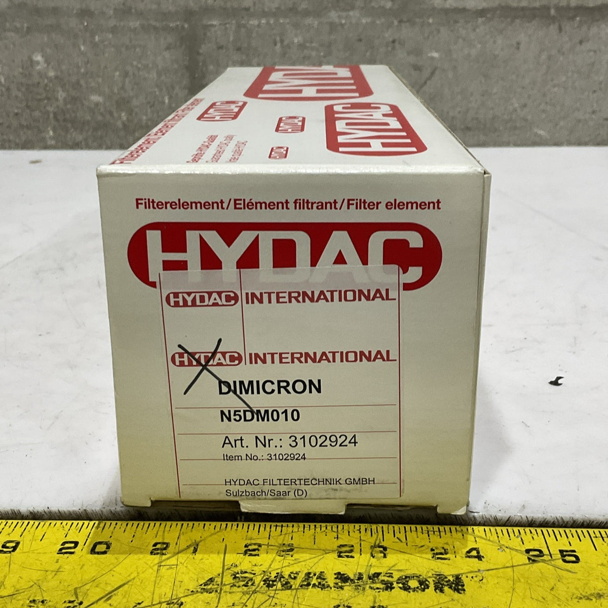 HYDAC N5DM010 / -V-0VP DIMICRON FILTER 3023508 D-66280 Z2M