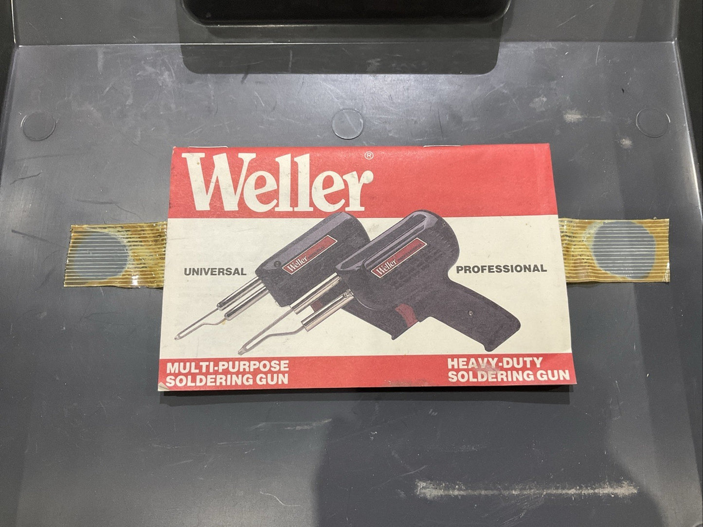 WELLER D550 MULTI-PURPOSE SOLDERING GUN 120V 60HZ 2.5A VINTAGE T2M