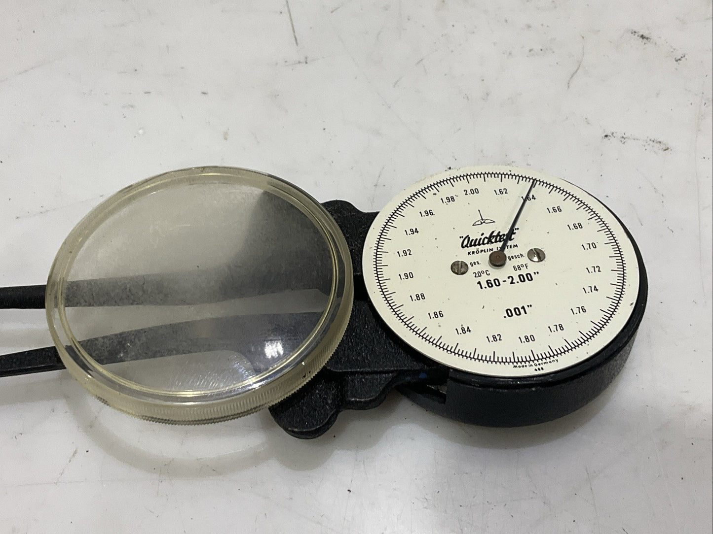 WILSON QUICKTEST TWM0002 WALL MICROMETER 1.60-2.0 T2M