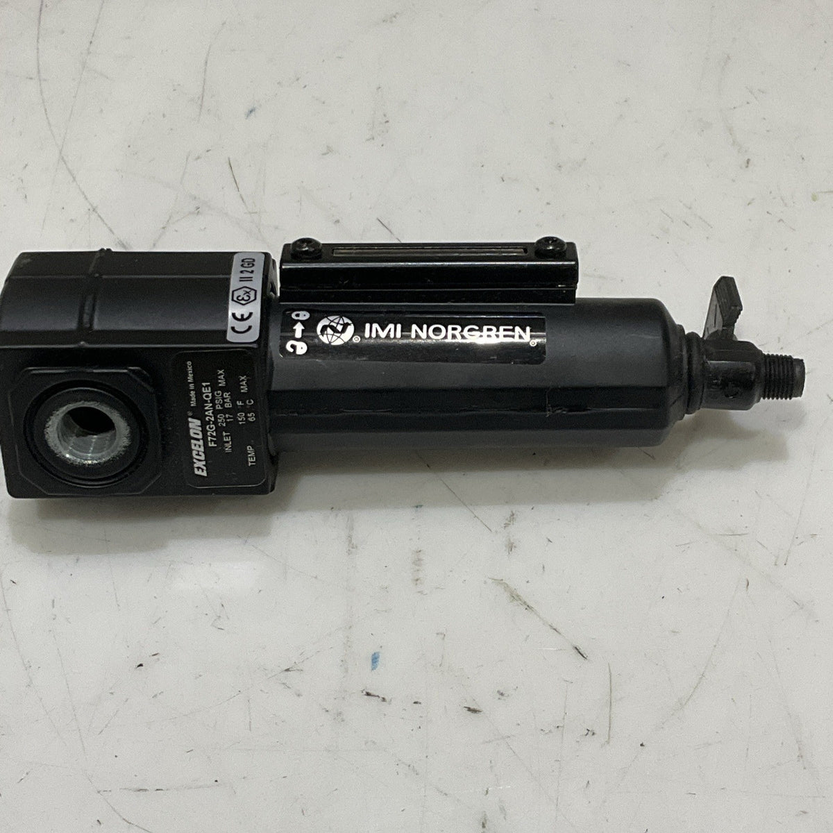 IMI NORGREN F72G2ANQE1 EXCELON FILTER 250 PSIG 1/4 IN LIQUID LEVEL INDICATOR RM6