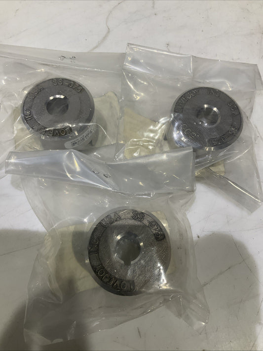LOVEJOY   INC   SS-075  JAW COUPLING  HUB  1/2 IN   8X1-16KW  LOT OF 3