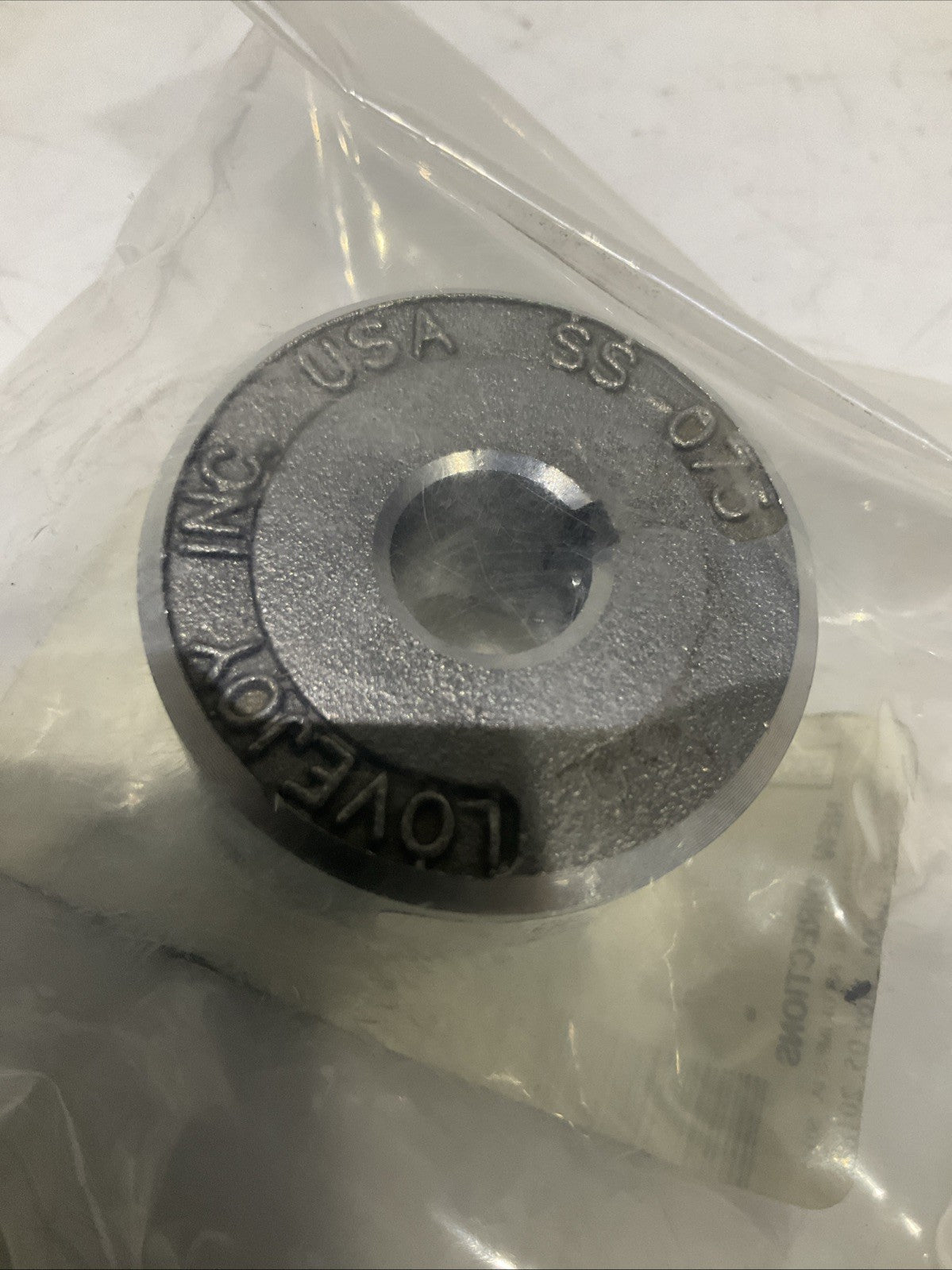 LOVEJOY   INC   SS-075  JAW COUPLING  HUB  1/2 IN   8X1-16KW  LOT OF 3