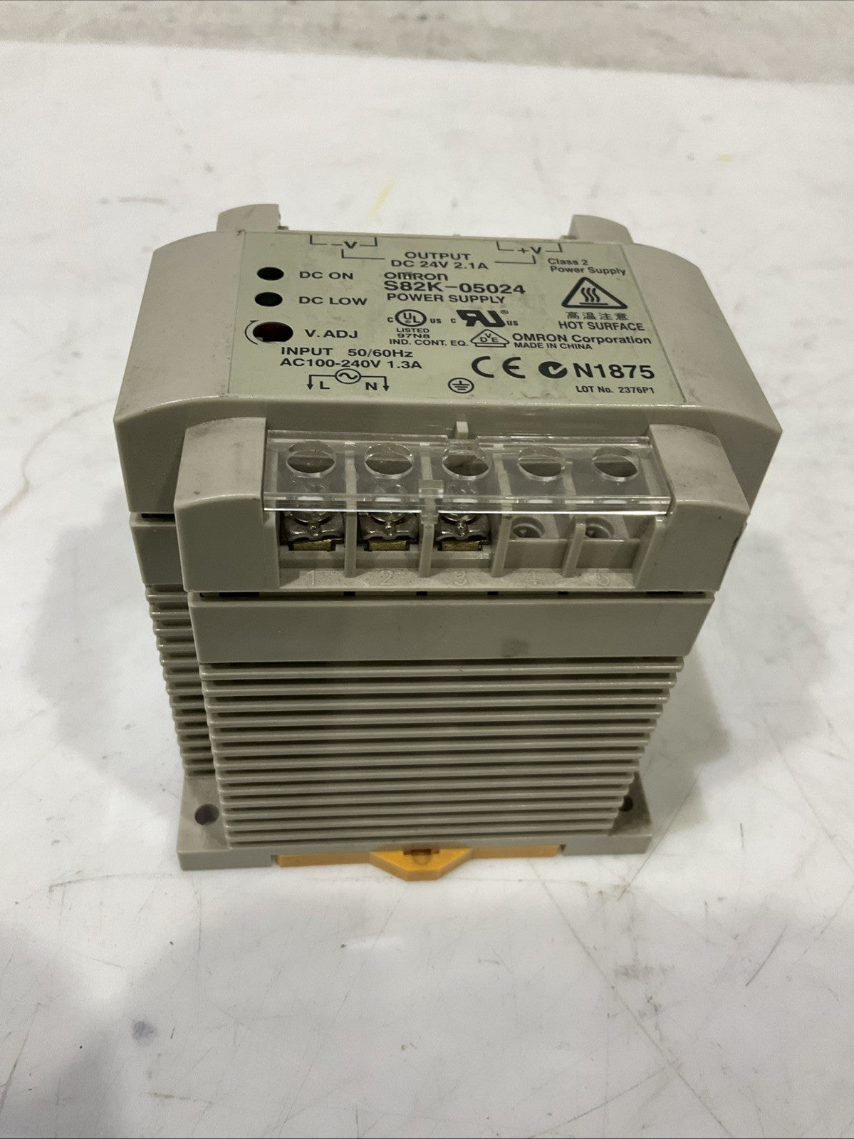 OMRON S82K-05024  POWER  SUPPLY  50/60HZ