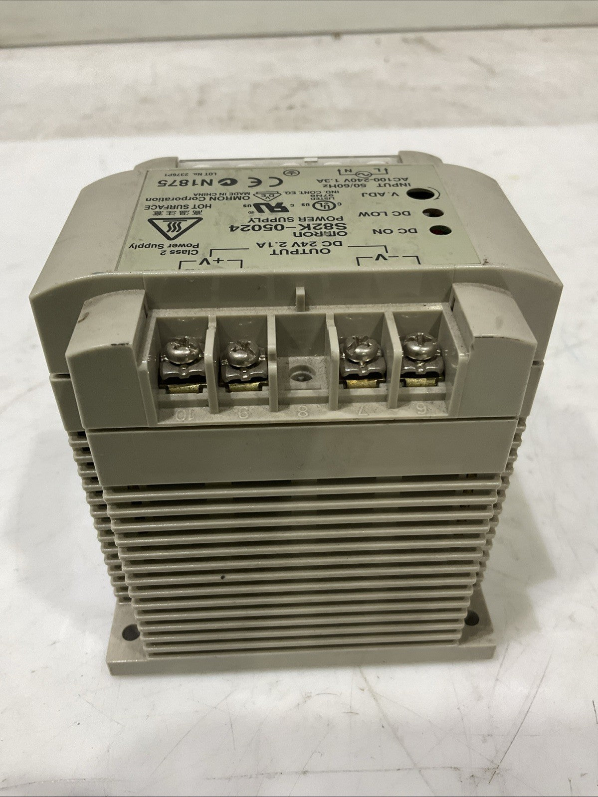 OMRON S82K-05024  POWER  SUPPLY  50/60HZ