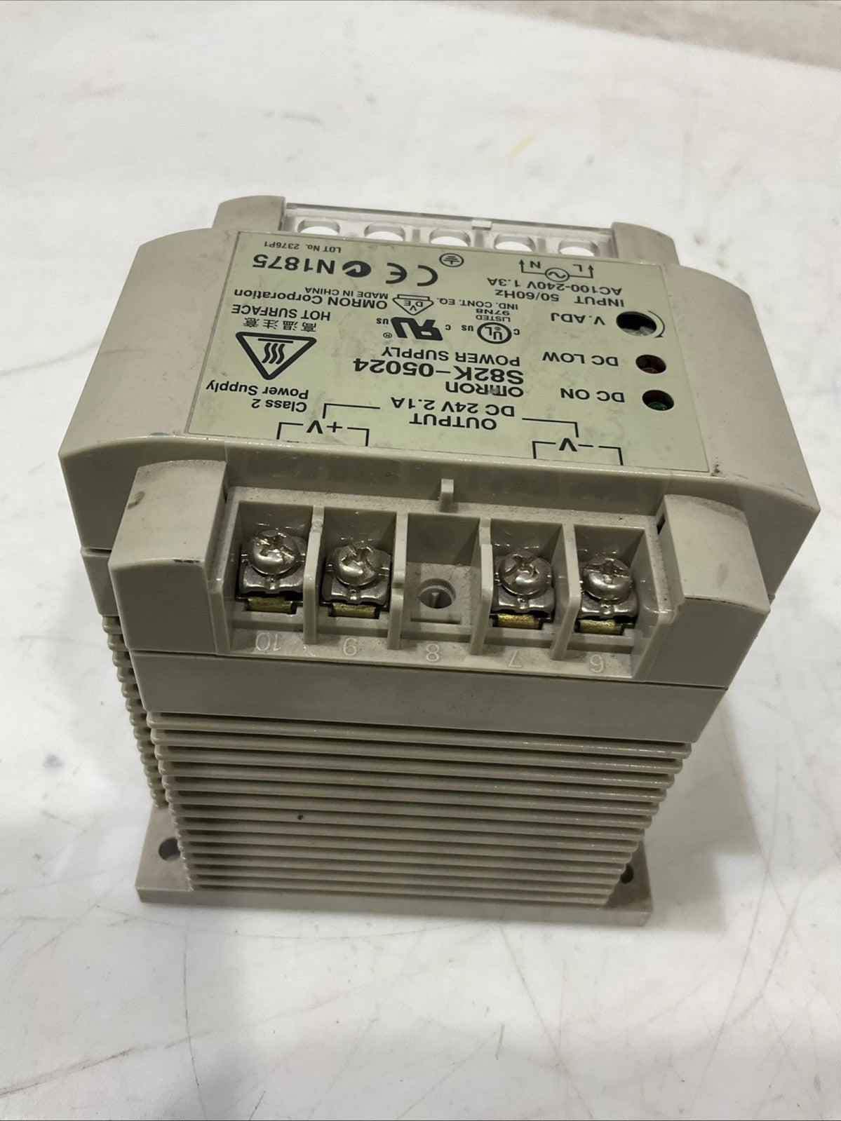 OMRON S82K-05024  POWER  SUPPLY  50/60HZ