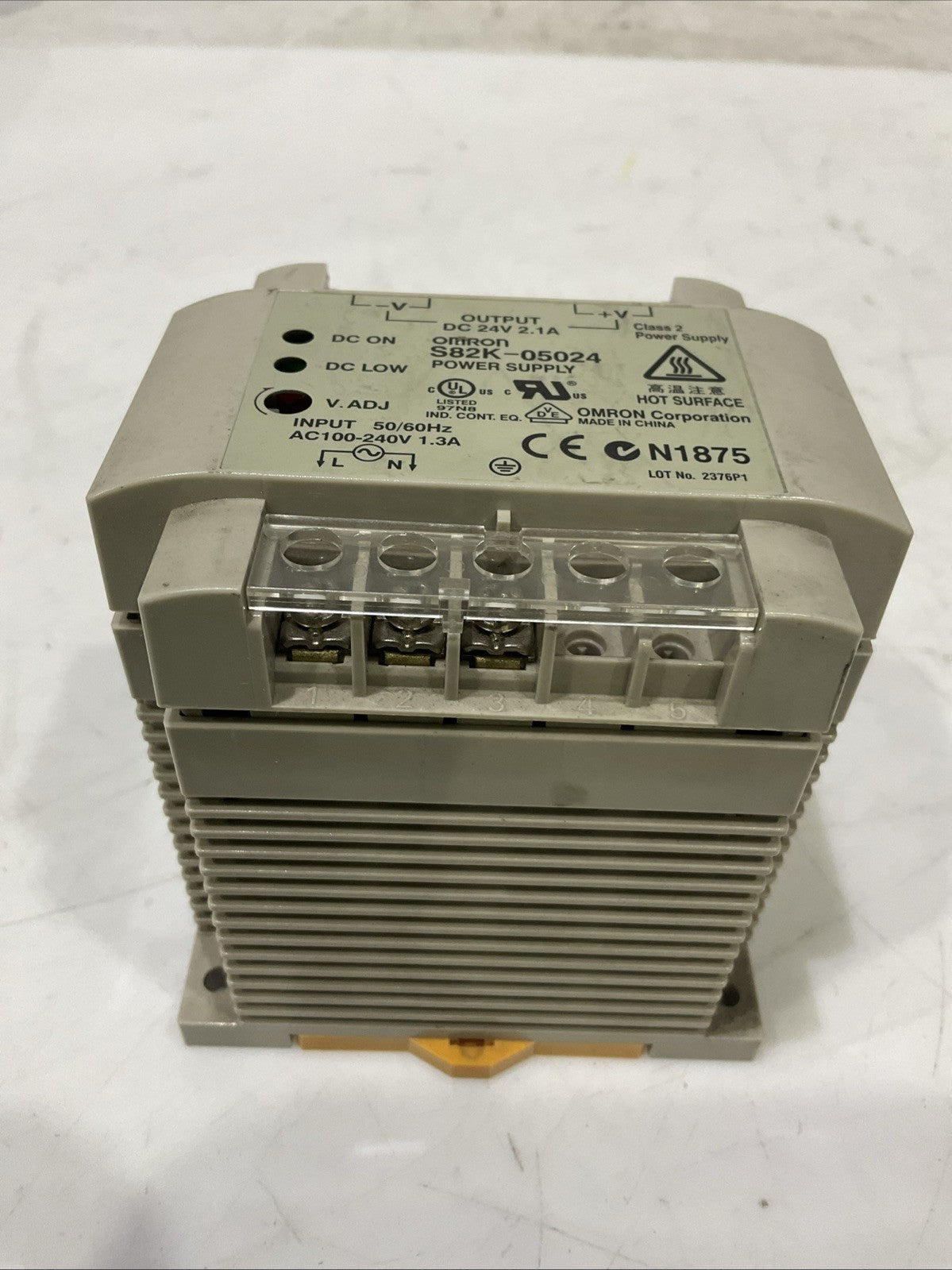 OMRON S82K-05024  POWER  SUPPLY  50/60HZ