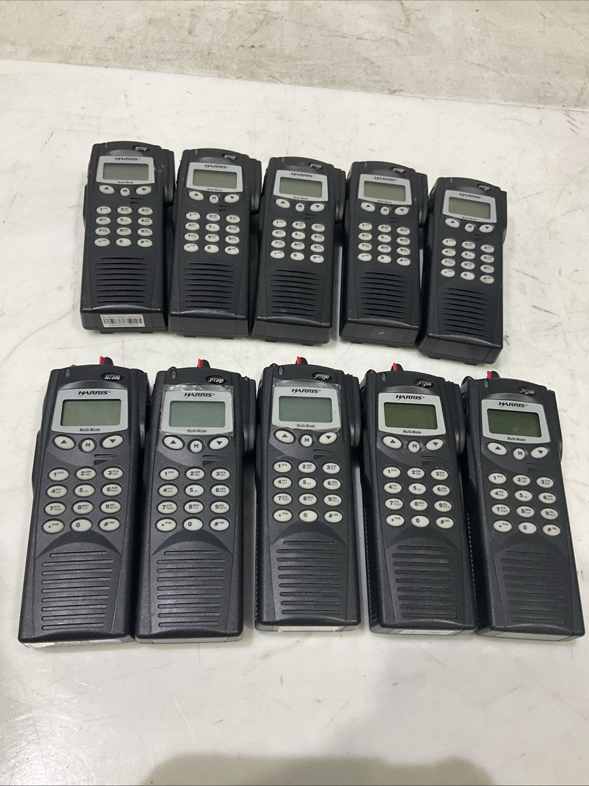 HARRIS MAPT-T7HXX P7200 BV8P7200/800MHZ   TWO WAY PORTABLE RADIO LOT OF 10  B9S