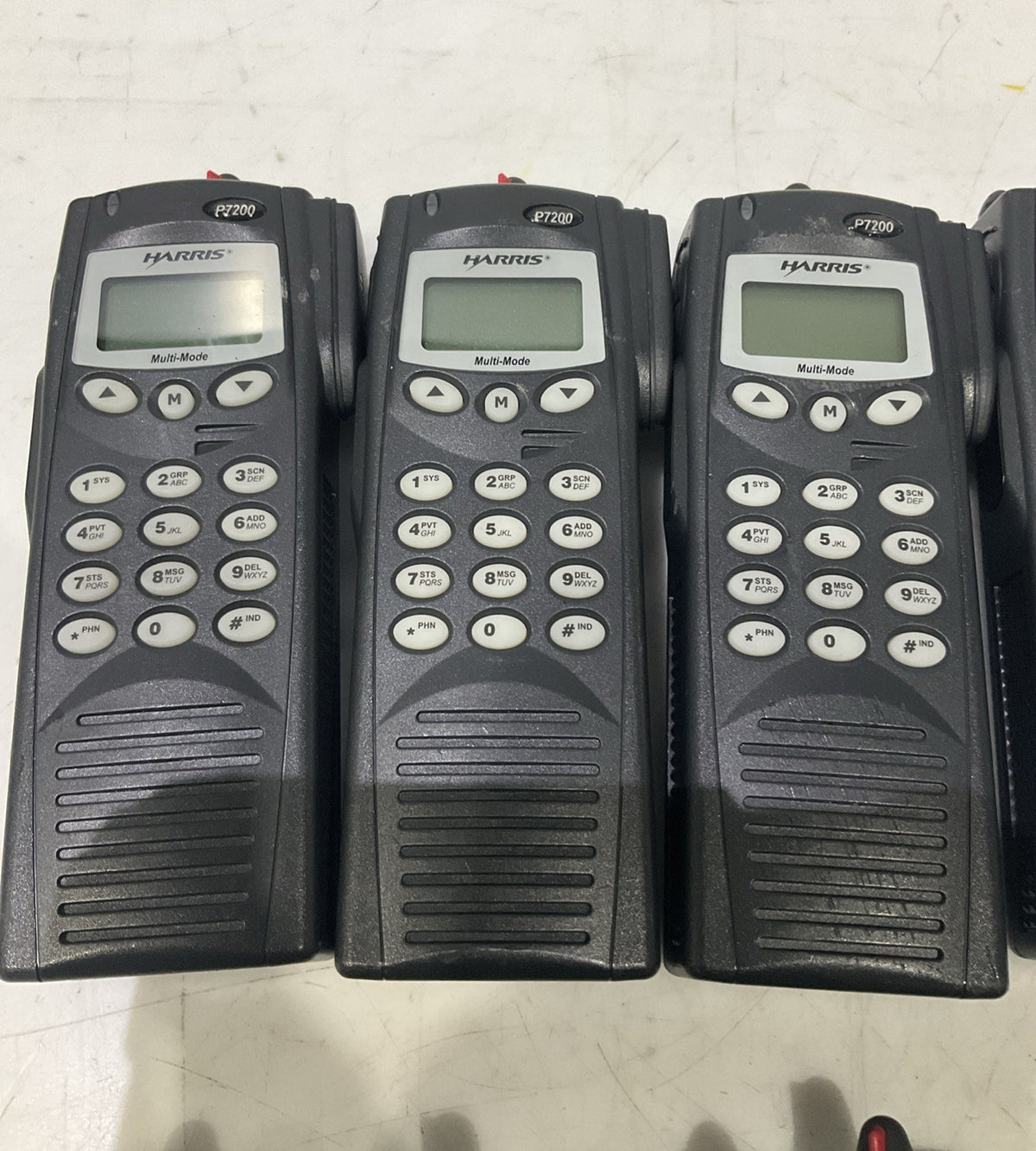 HARRIS MAPT-T7HXX P7200 BV8P7200/800MHZ   TWO WAY PORTABLE RADIO LOT OF 10  B9S