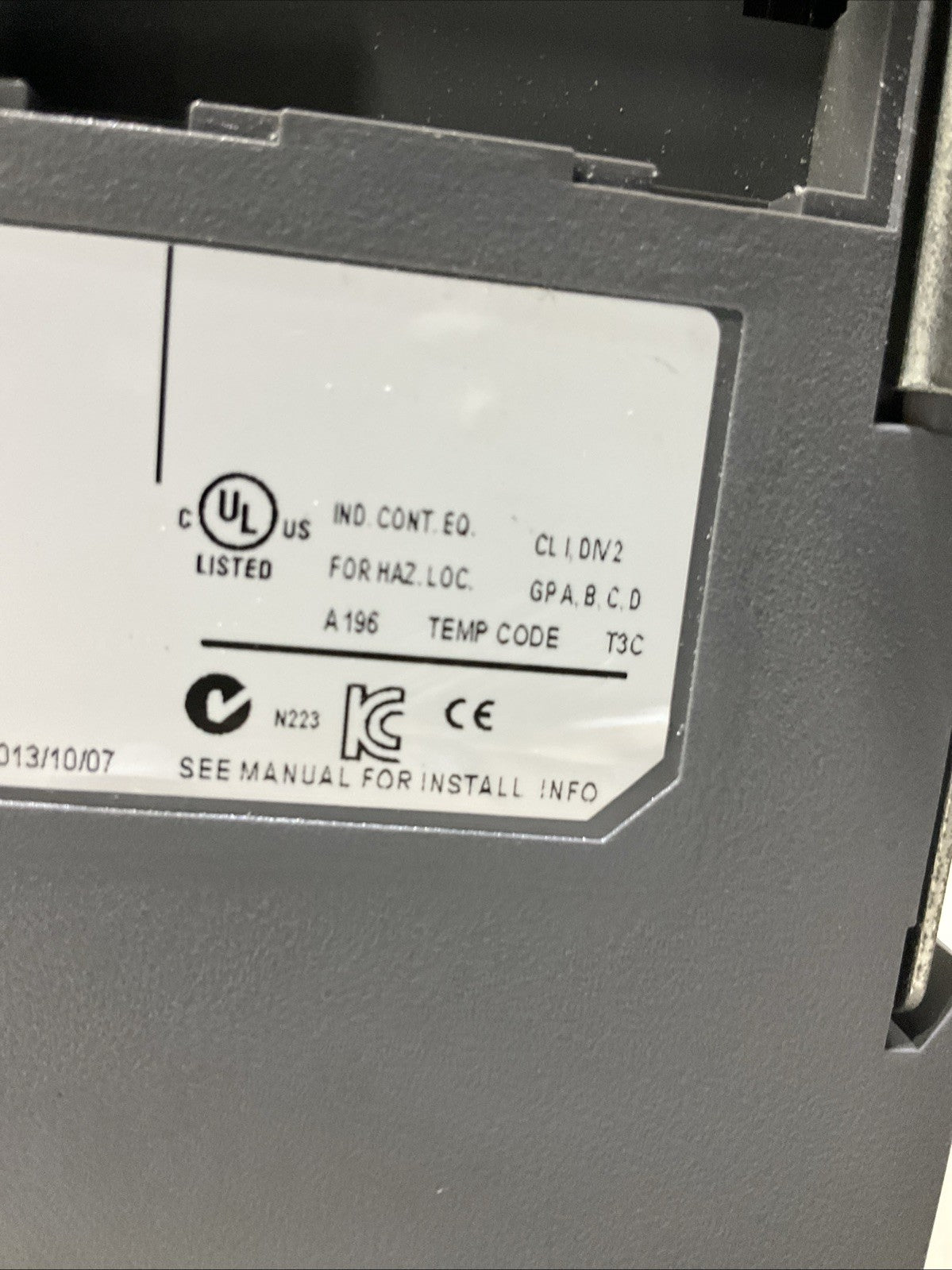 ALLEN-BRADLEY  1746-A7  SLC7 SLOTS CHASSIS  SLC5/03 CPU  IN /OUTPUT MODEDULE B9S
