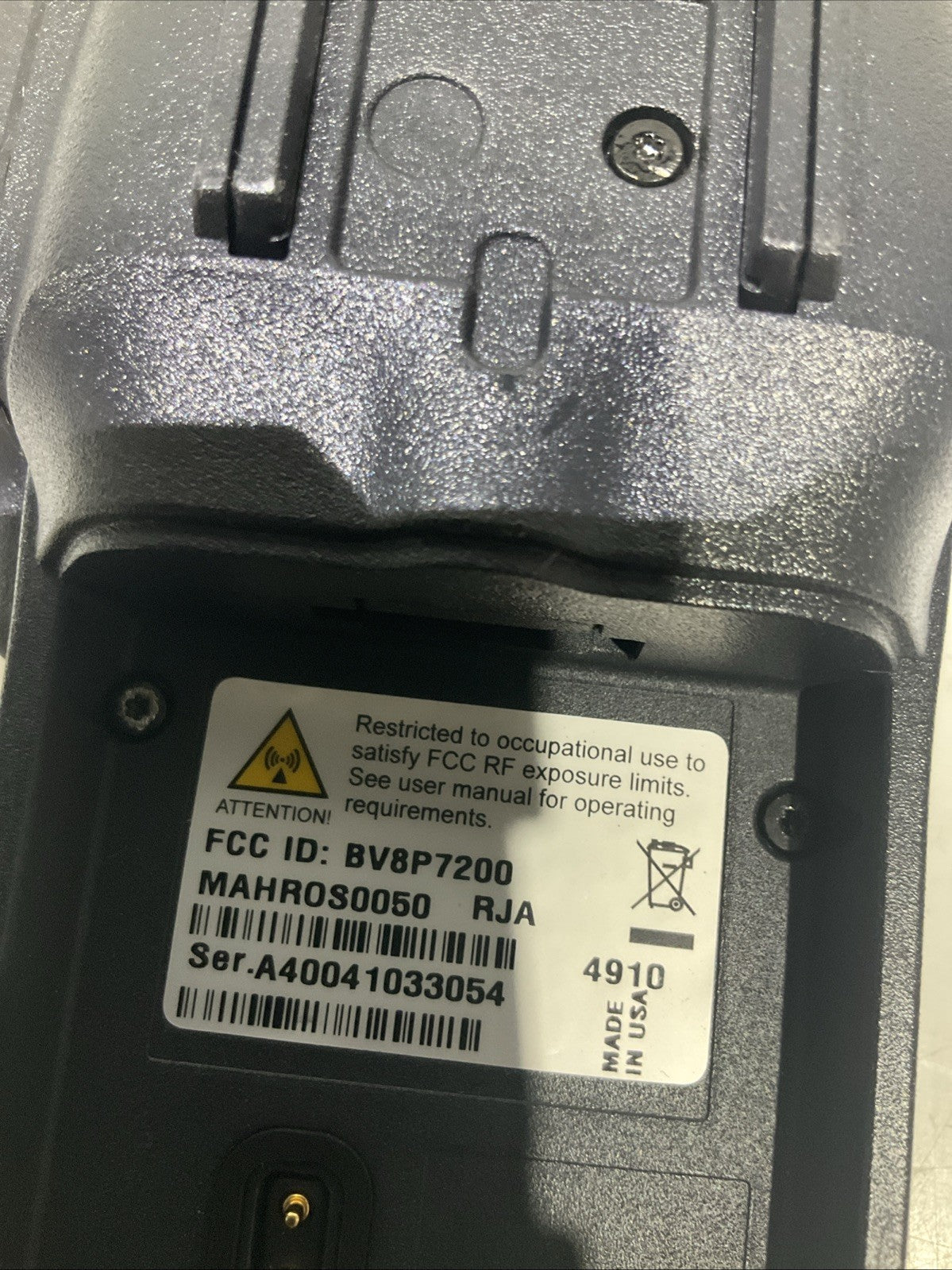 HARRIS MAPT-T7HXX P7200 BV8P7200/800MHZ   TWO WAY PORTABLE RADIO LOT OF 10  B9S