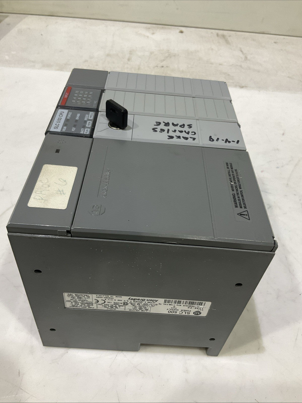 ALLEN-BRADLEY 1746-P2 SLC-500 SLC-5/03 POWER  SUPPLY  SERIES-C  B9S
