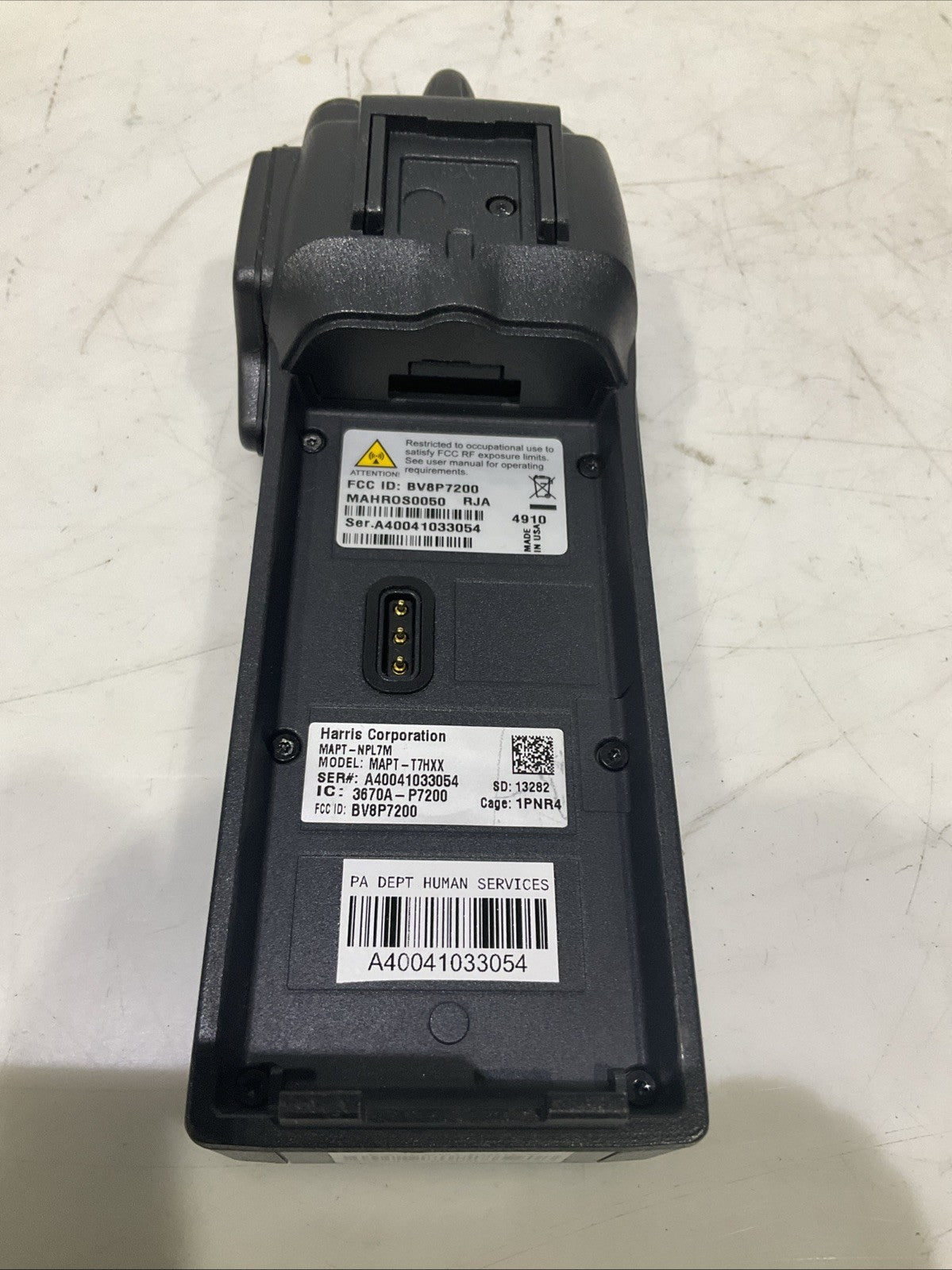 HARRIS MAPT-T7HXX P7200 BV8P7200/800MHZ   TWO WAY PORTABLE RADIO LOT OF 10  B9S