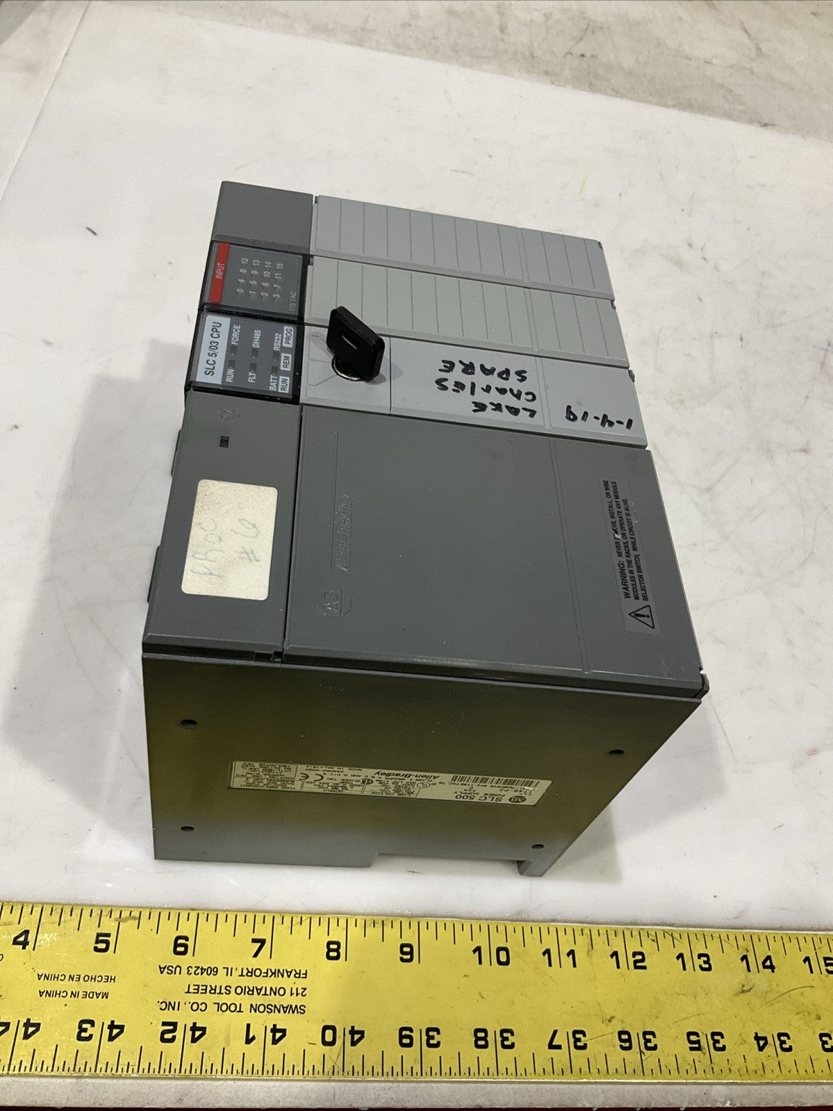 ALLEN-BRADLEY 1746-P2 SLC-500 SLC-5/03 POWER  SUPPLY  SERIES-C  B9S