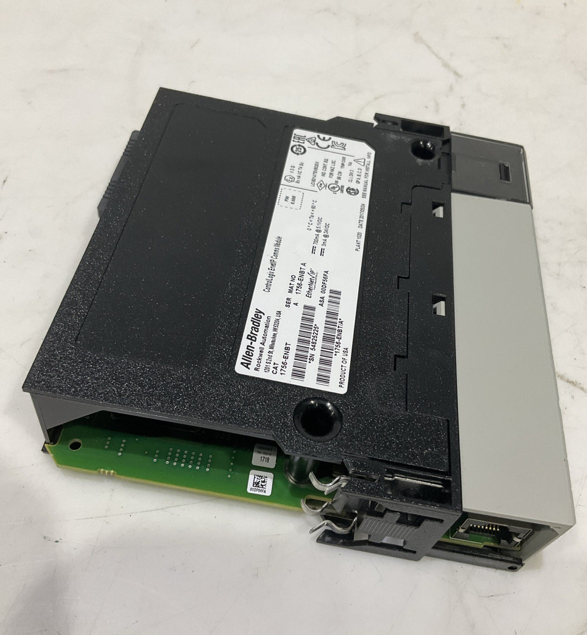 ALLEN-BRALLEY   1756-ENBT   CONTROL LOGIX ENETLP COMMOS  MODULE B9S