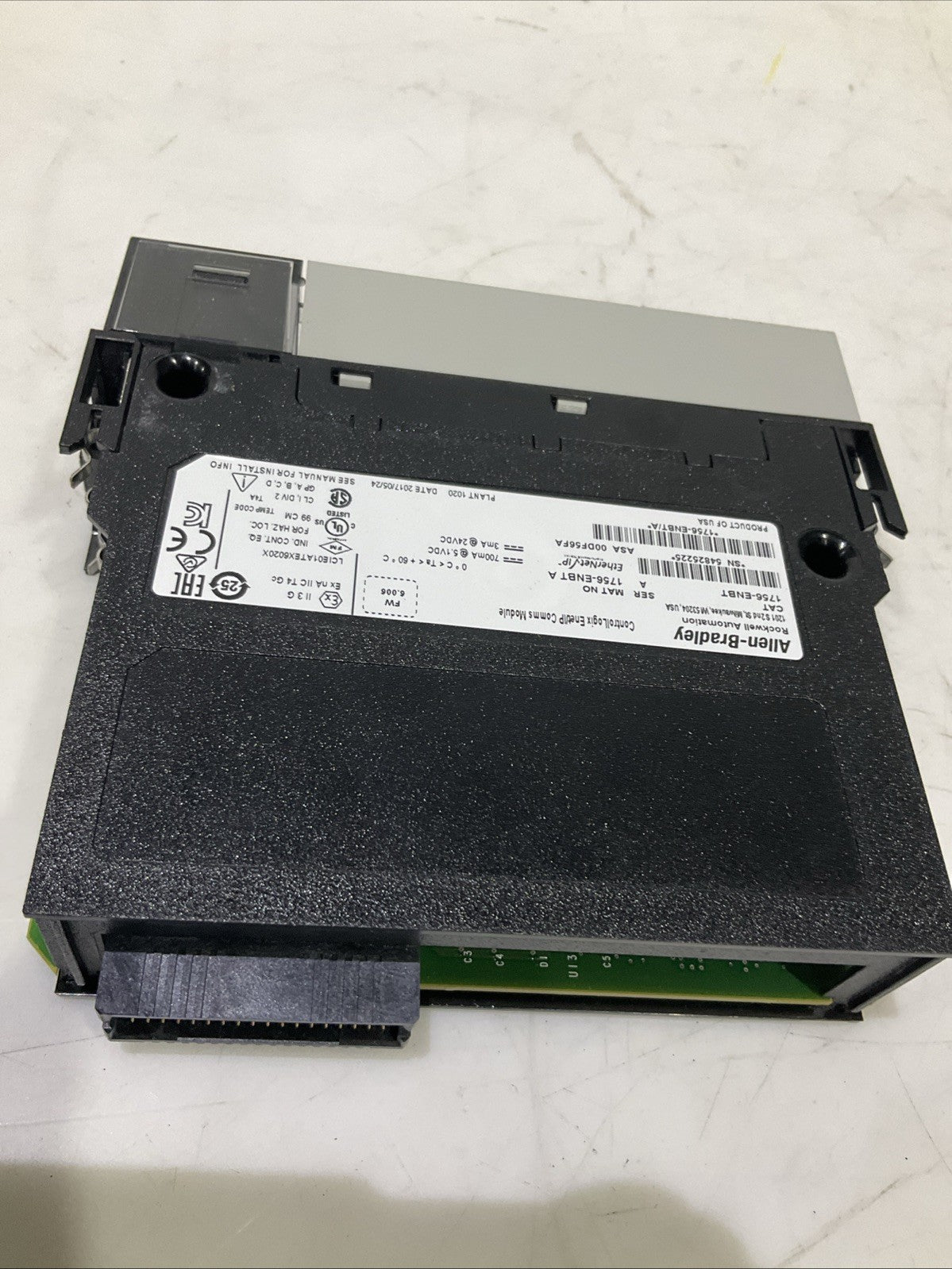 ALLEN-BRALLEY   1756-ENBT   CONTROL LOGIX ENETLP COMMOS  MODULE B9S