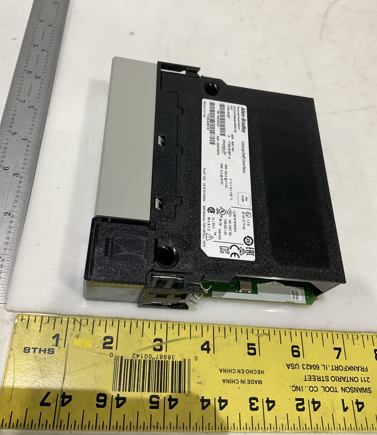 ALLEN-BRALLEY   1756-ENBT   CONTROL LOGIX ENETLP COMMOS  MODULE B9S