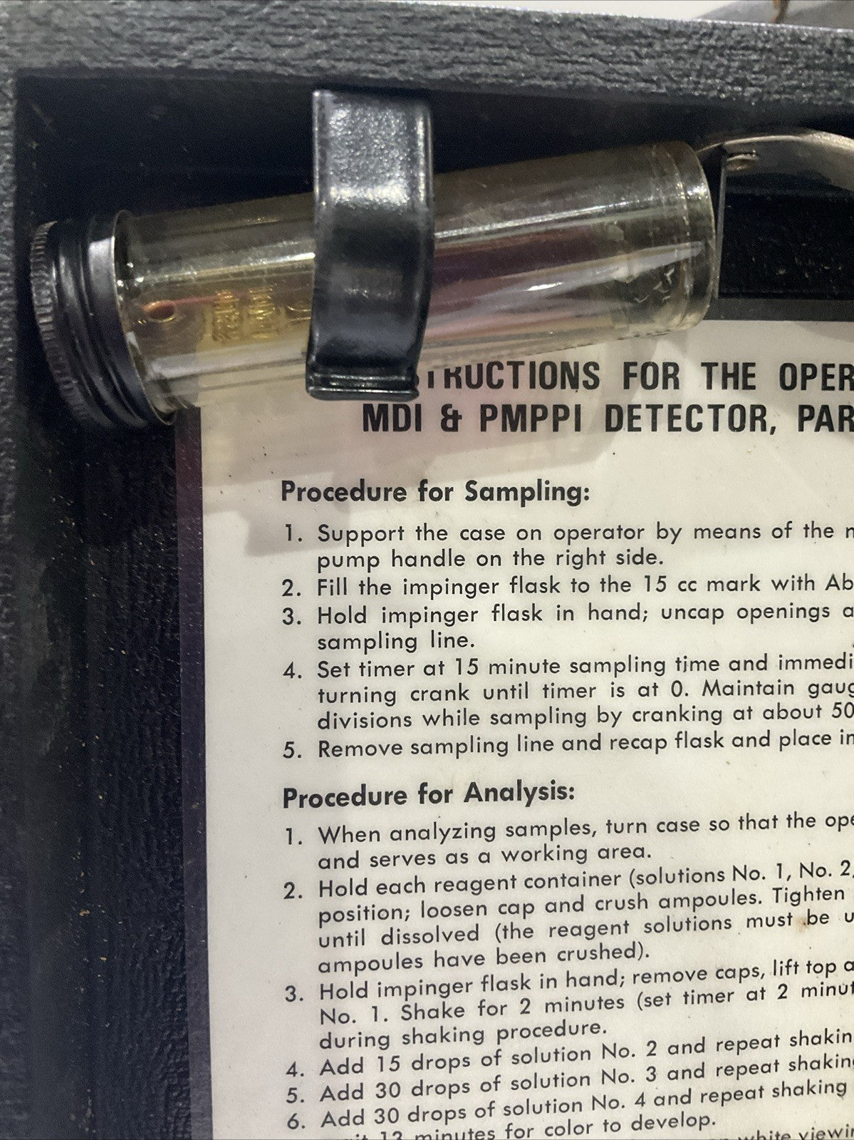 MSA 454229 MDI AND PMPPI DETECTOR