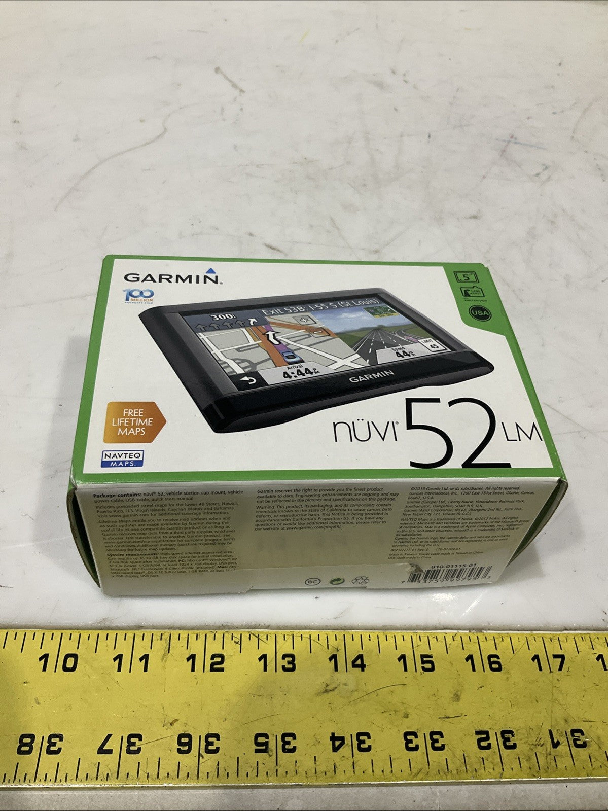 GARMIN NUVI52LM  5-INCH  PORTABLE AUTOMOTIVE GPS  NAVIGATOR  B9S