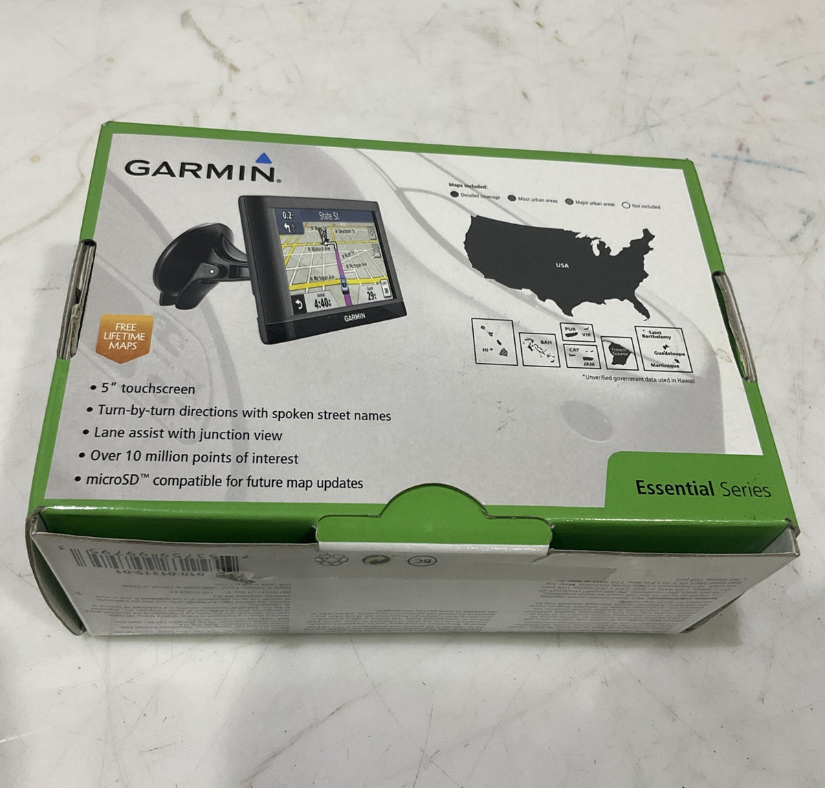 GARMIN NUVI52LM  5-INCH  PORTABLE AUTOMOTIVE GPS  NAVIGATOR  B9S