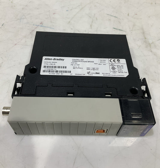 ALLEN-BRADLEY   1756-CN2/B  CONTROL-NET  COMMUNICATION BRIDGE  B9S