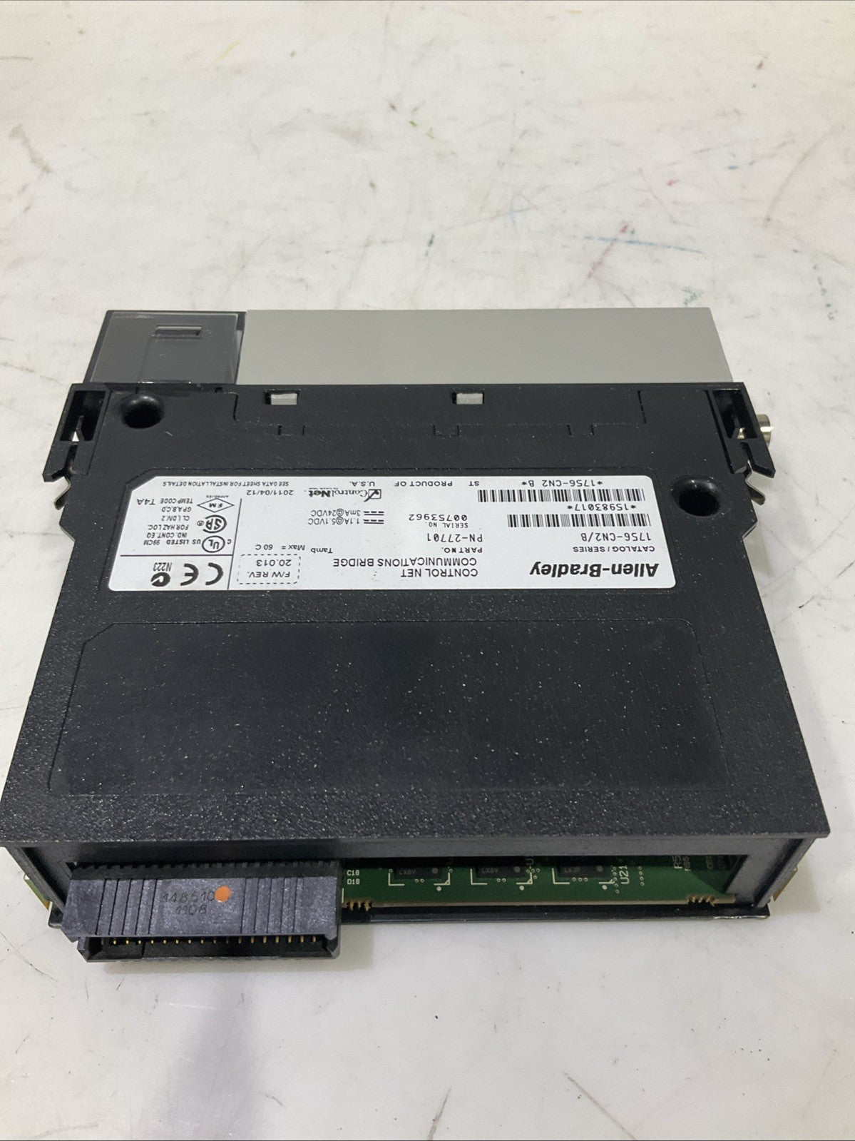 ALLEN-BRADLEY   1756-CN2/B  CONTROL-NET  COMMUNICATION BRIDGE  B9S