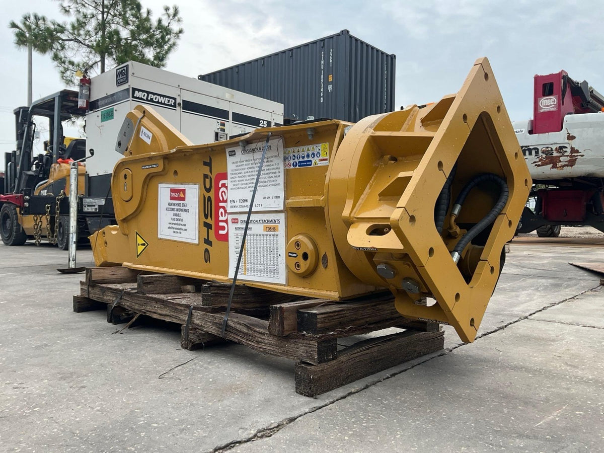 UNUSED 2024 TERAN TDSH6 HYDRAULIC ROTATING SHEAR FITS 7-12 TON EXCAVATORS