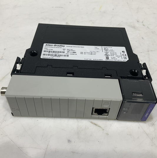 ALLEN-BRADLEY  1756-CNB  CONTROLLOGIX  COMUNICATION  MODULE  B9S