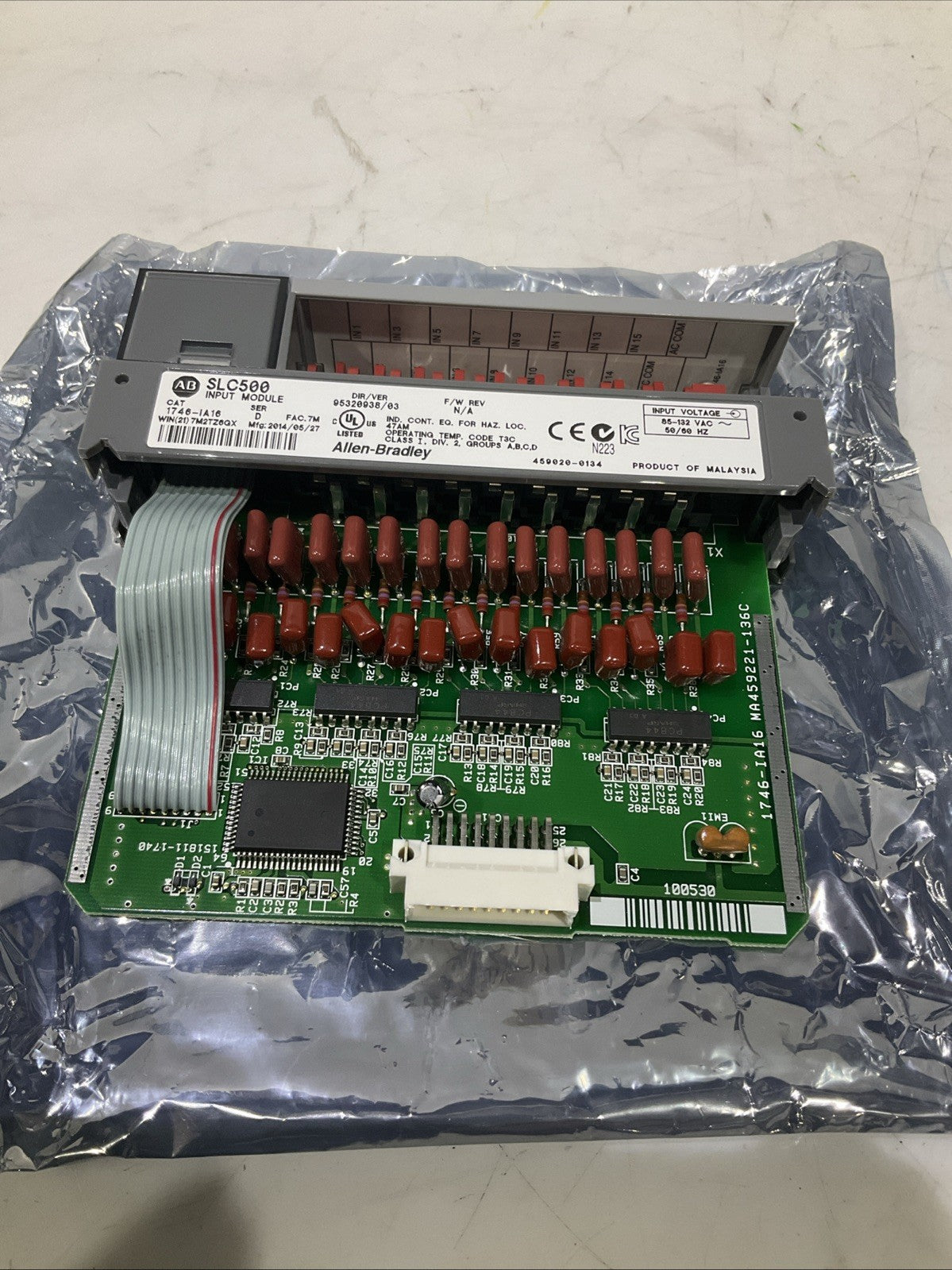 AB- CAT   1746-IA16  SER-D  1746  SLC500  I/O  INPUT MODULE  B9S