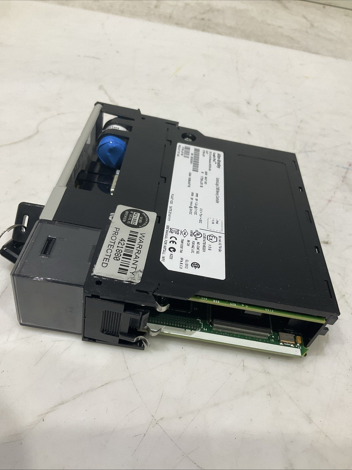 ALLEN-BRADLEY   1756-L61 CONTROLLER LOGIX 2MB MEMORY  CONTROLLER  B9S