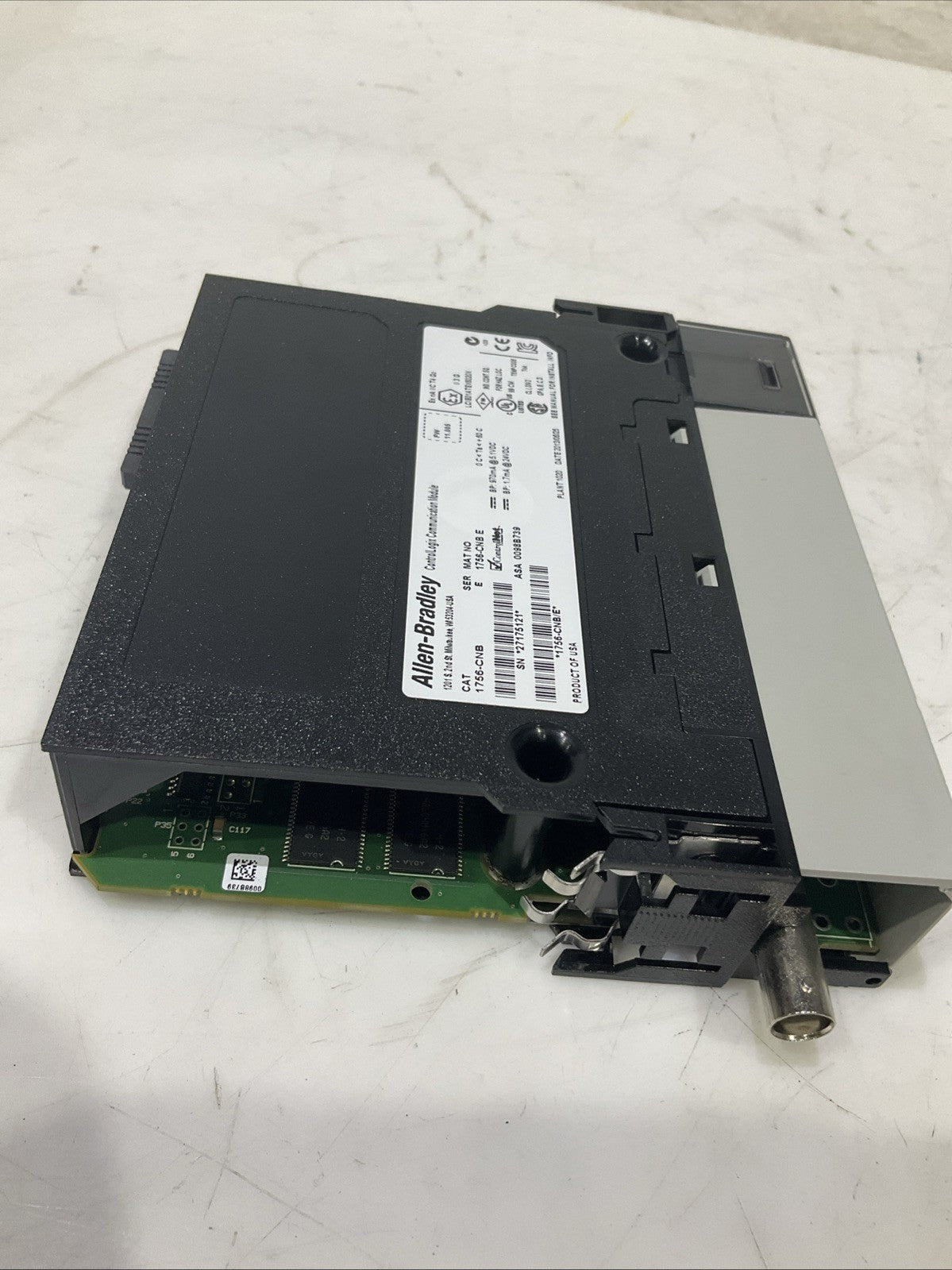 ALLEN-BRADLEY  1756-CNB  CONTROLLOGIX  COMUNICATION  MODULE  B9S