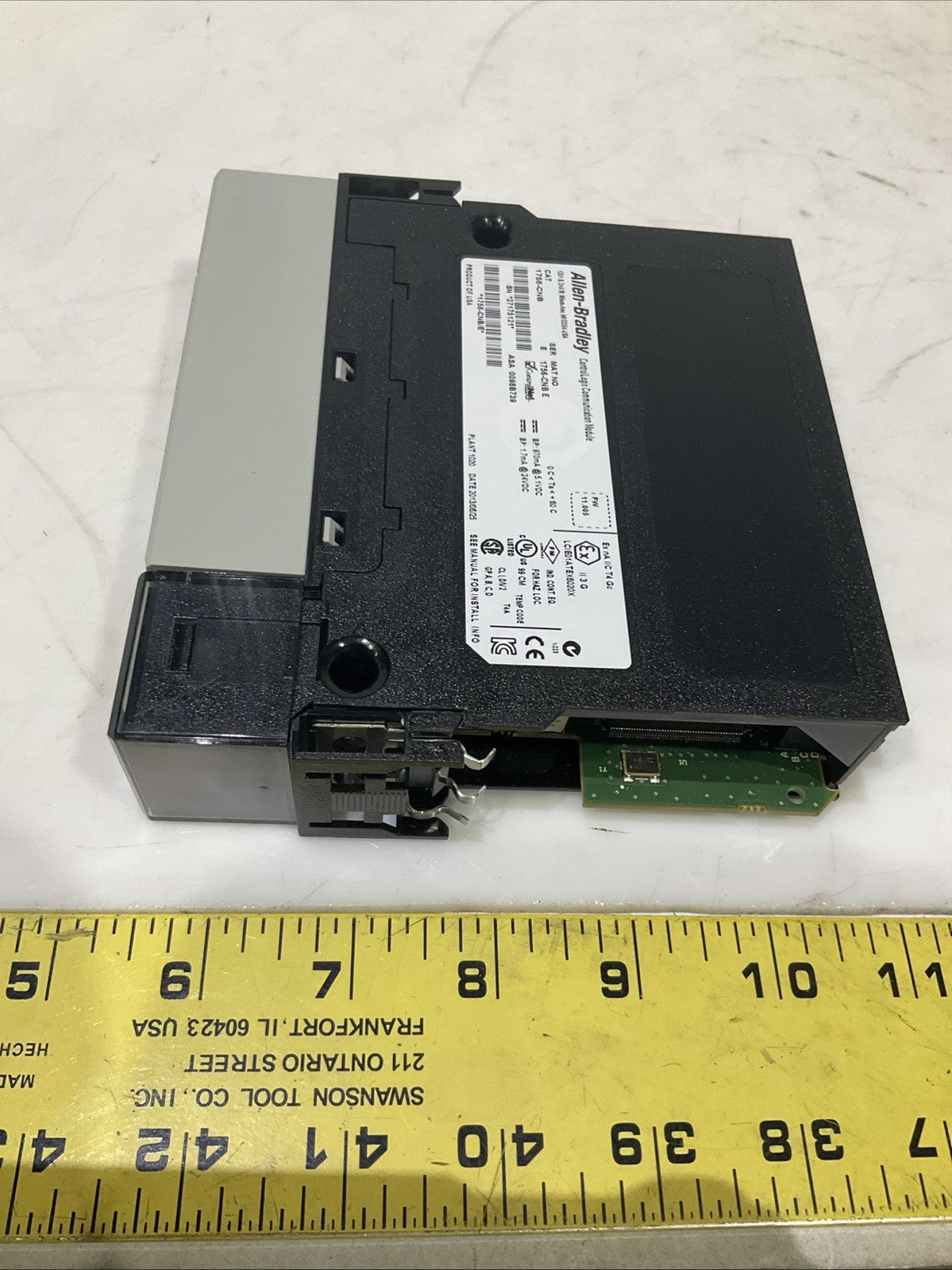 ALLEN-BRADLEY  1756-CNB  CONTROLLOGIX  COMUNICATION  MODULE  B9S