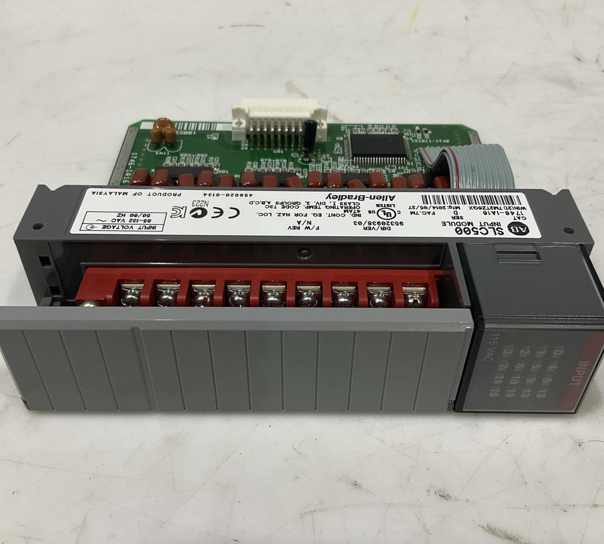 AB- CAT   1746-IA16  SER-D  1746  SLC500  I/O  INPUT MODULE  B9S